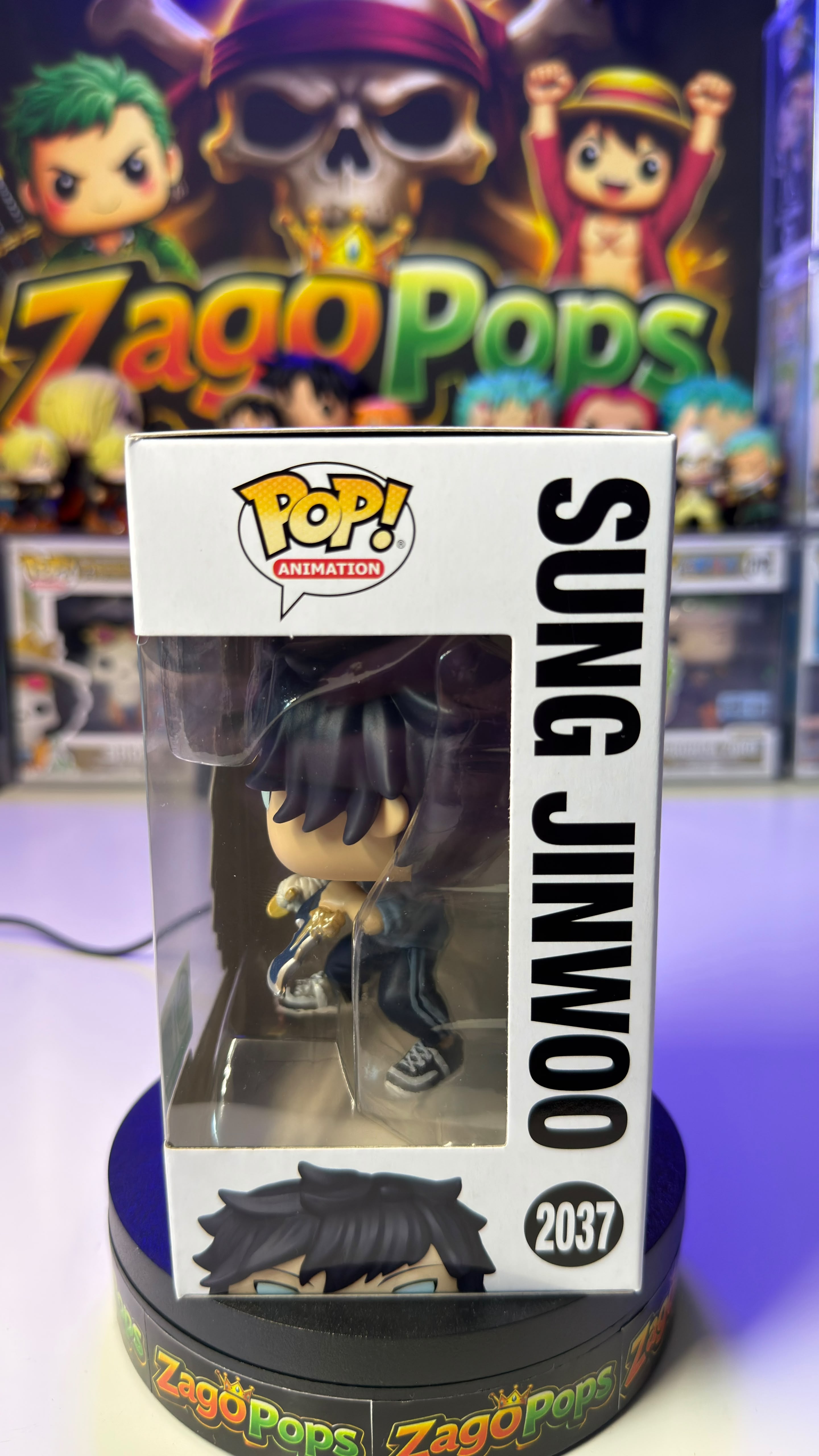 Funko Pop Sung Jinwoo 2037 Limited Edition 9500pcs Solo Leveling