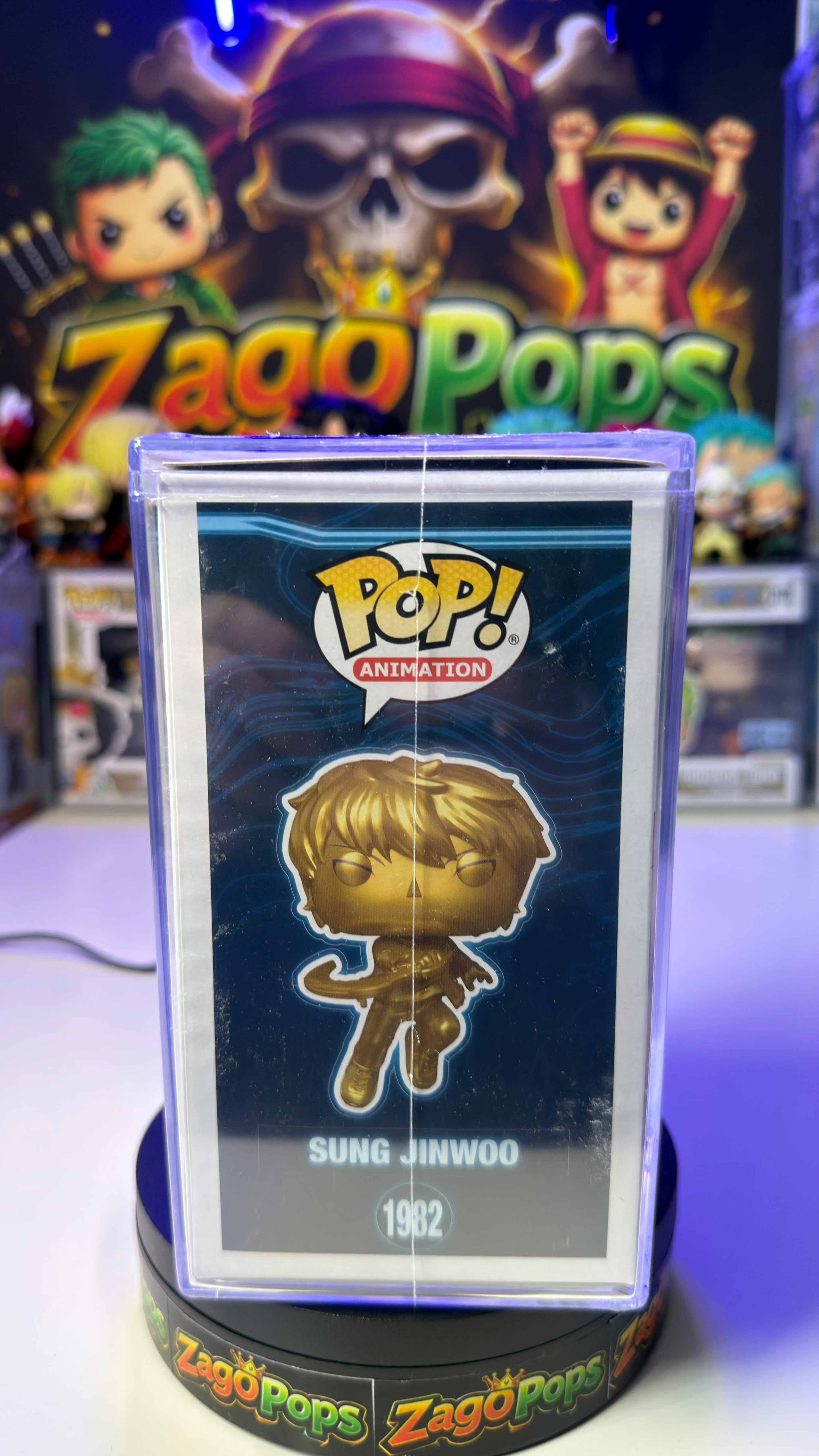Funko Pop Sung Jinwoo 1982 Anime of the Year25 Solo Leveling