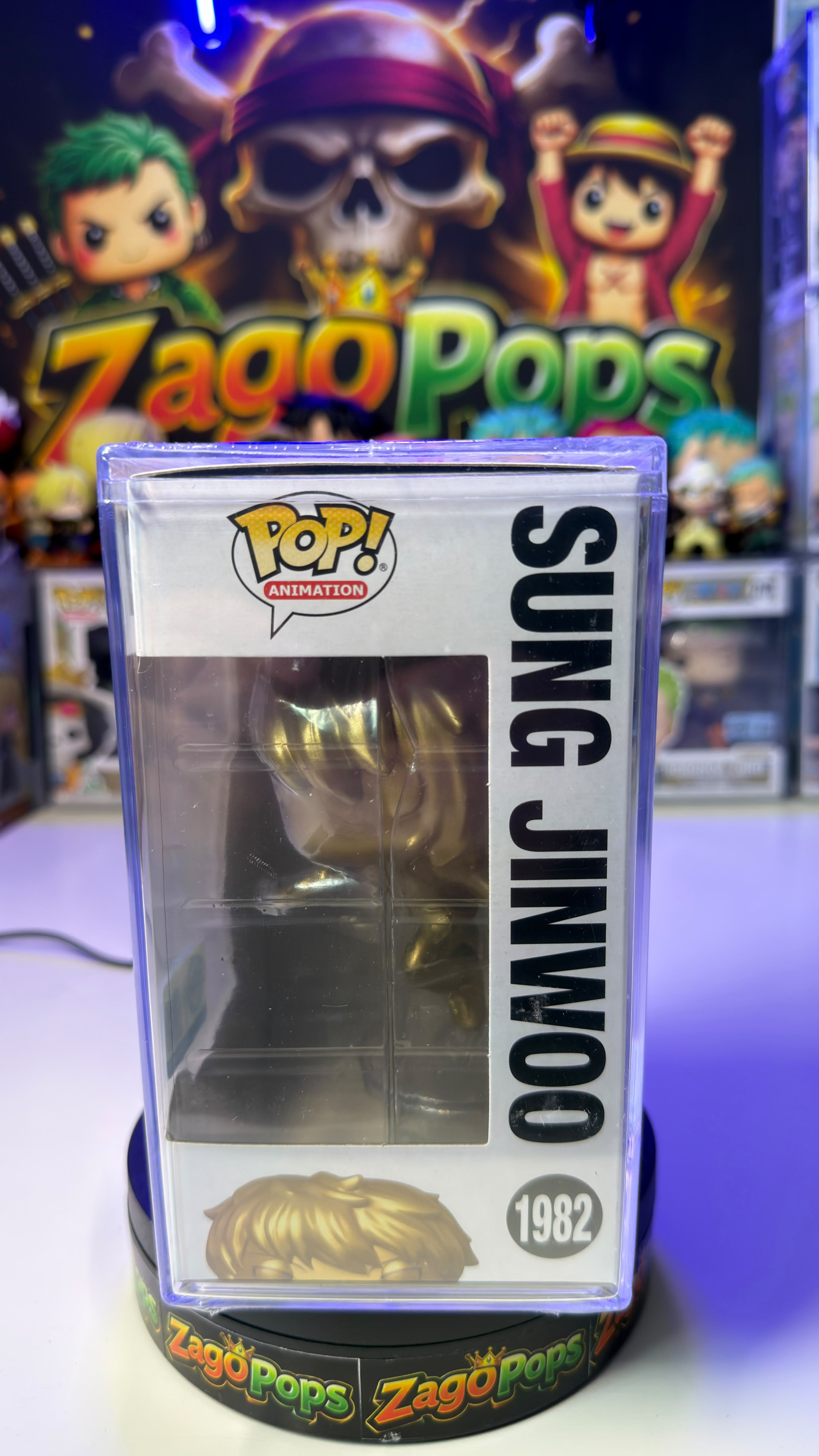 Funko Pop Sung Jinwoo 1982 Anime of the Year25 Solo Leveling