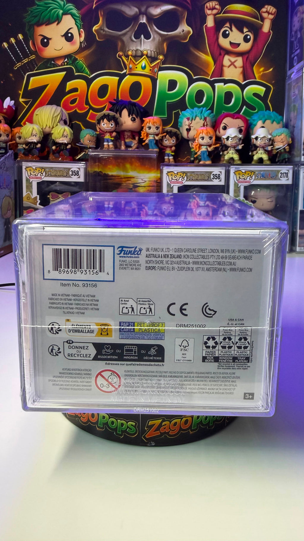 Funko Pop Sung Jinwoo 1982 Anime of the Year25 Solo Leveling