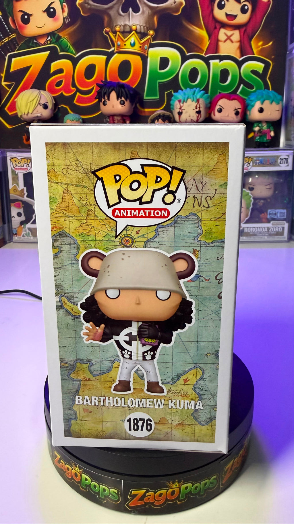 Funko Pop Bartholomew Kuma 1876 Wondercon 2025 Limited Edition  One Piece