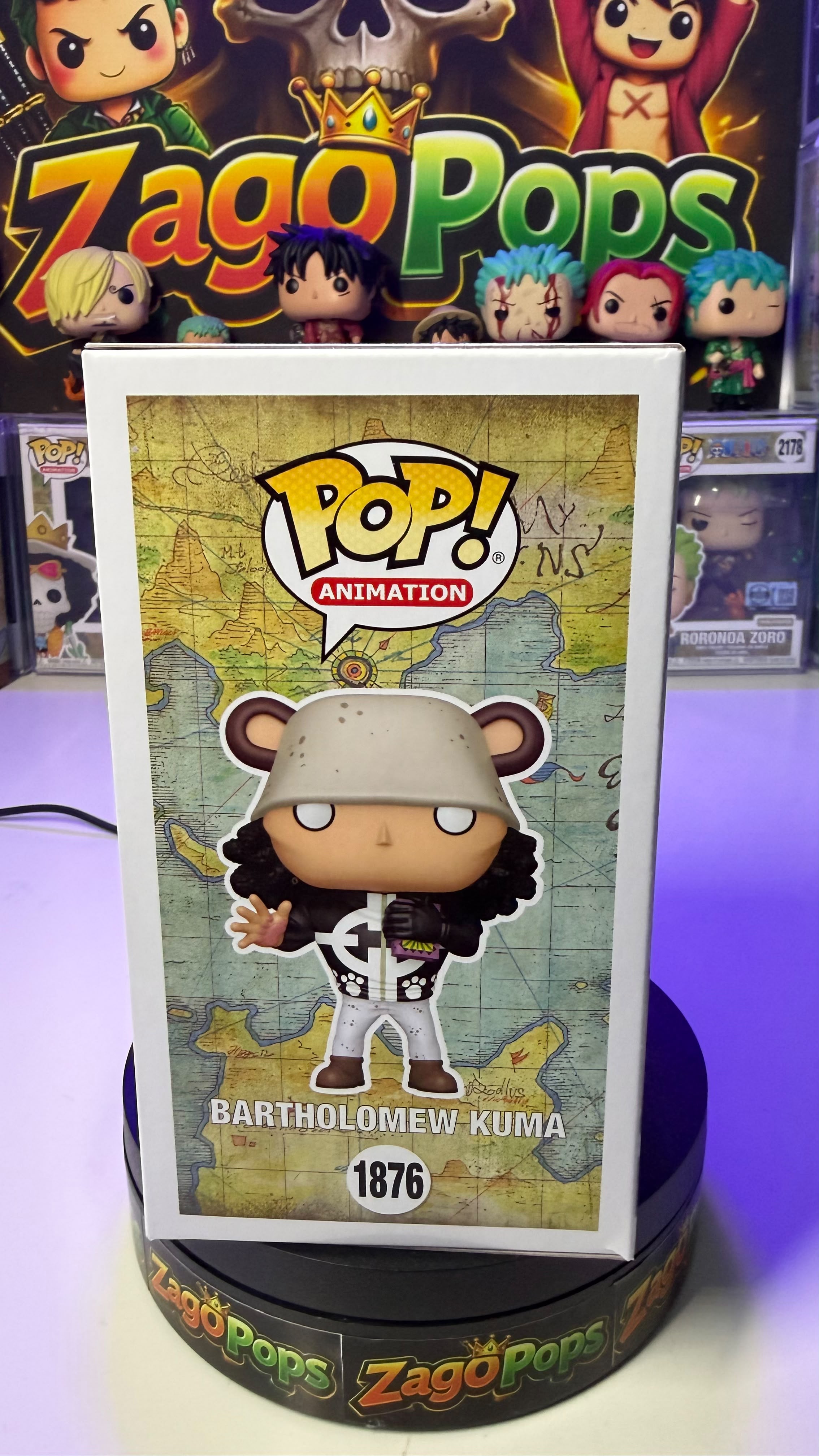 Funko Pop Bartholomew Kuma 1876 Wondercon 2025 Limited Edition  One Piece