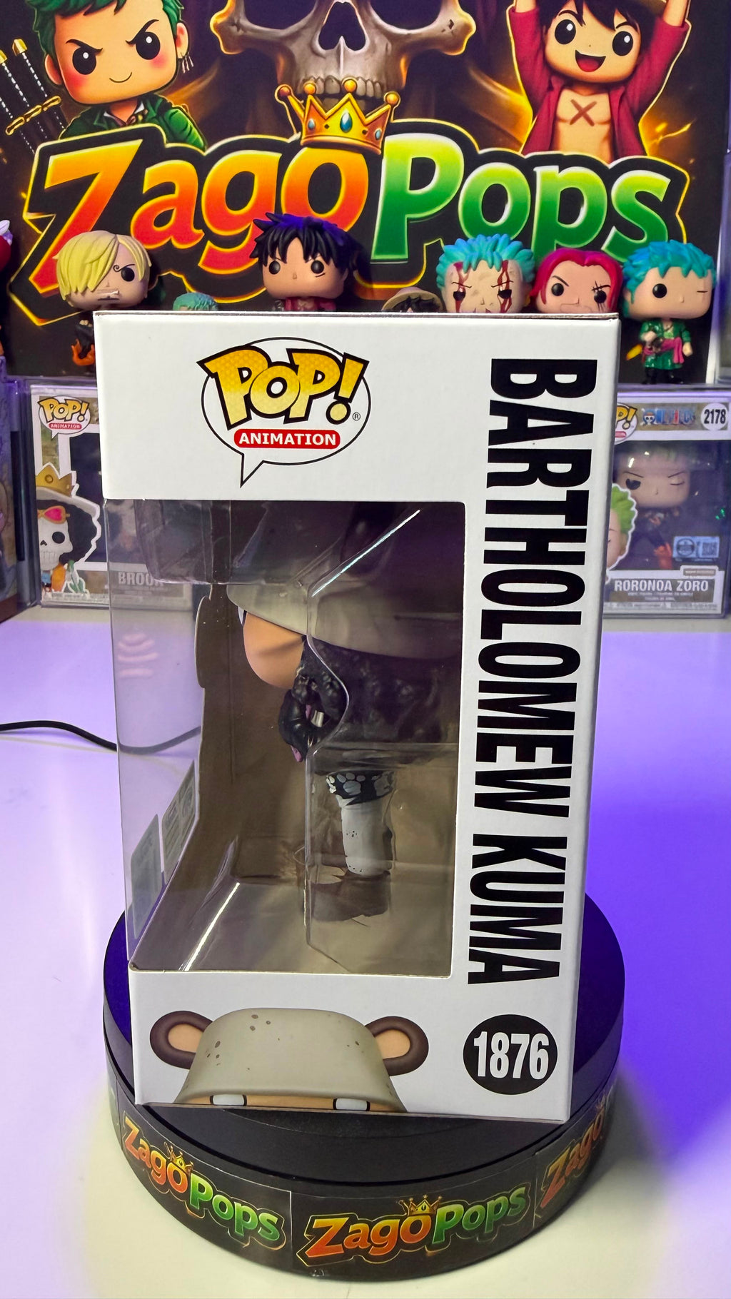 Funko Pop Bartholomew Kuma 1876 Wondercon 2025 Limited Edition  One Piece