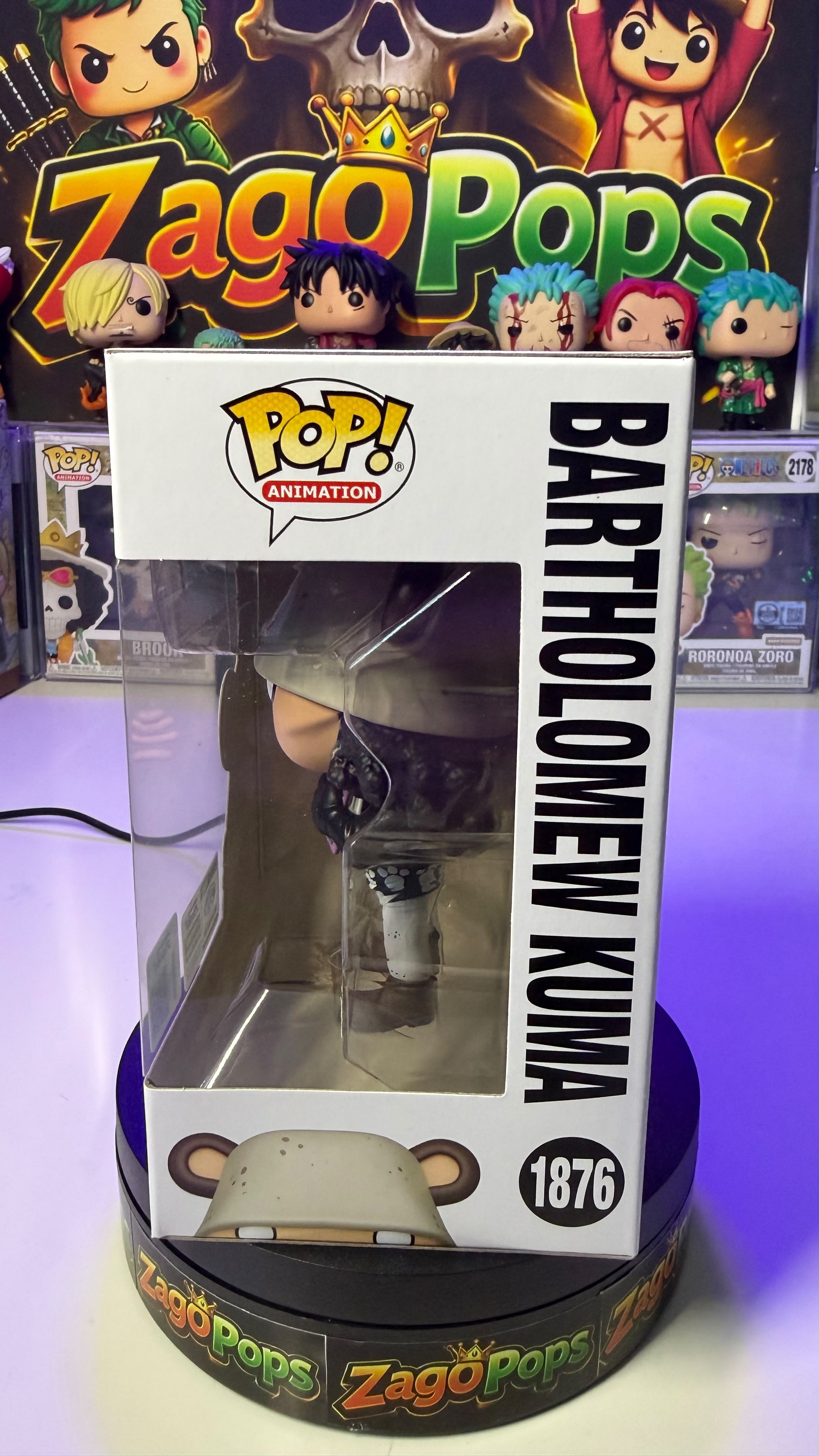 Funko Pop Bartholomew Kuma 1876 Wondercon 2025 Limited Edition  One Piece