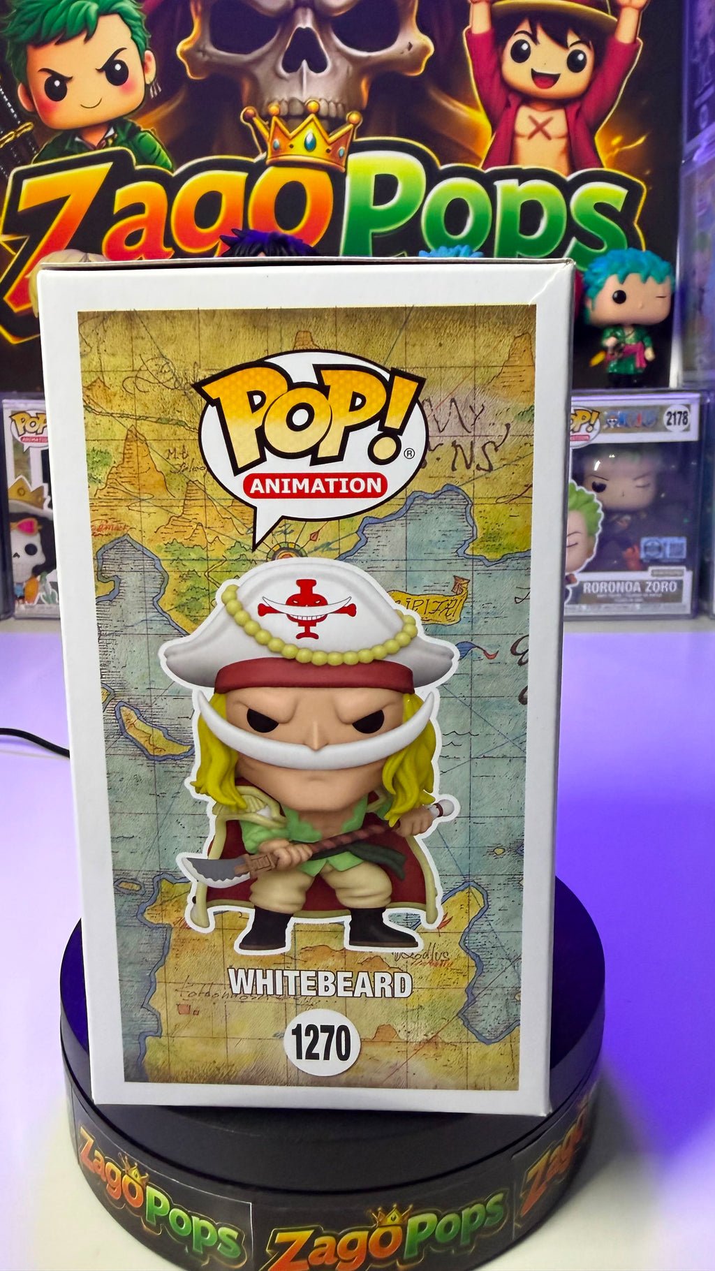 Funko Pop Whitebeard 1270 Chase Gamestop One Piece