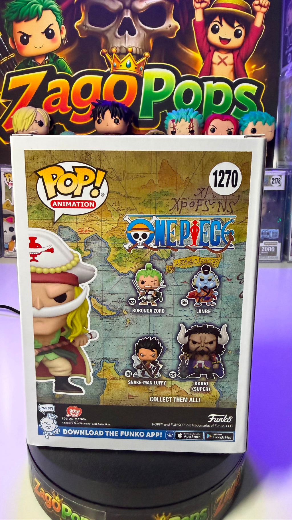 Funko Pop Whitebeard 1270 Chase Gamestop One Piece