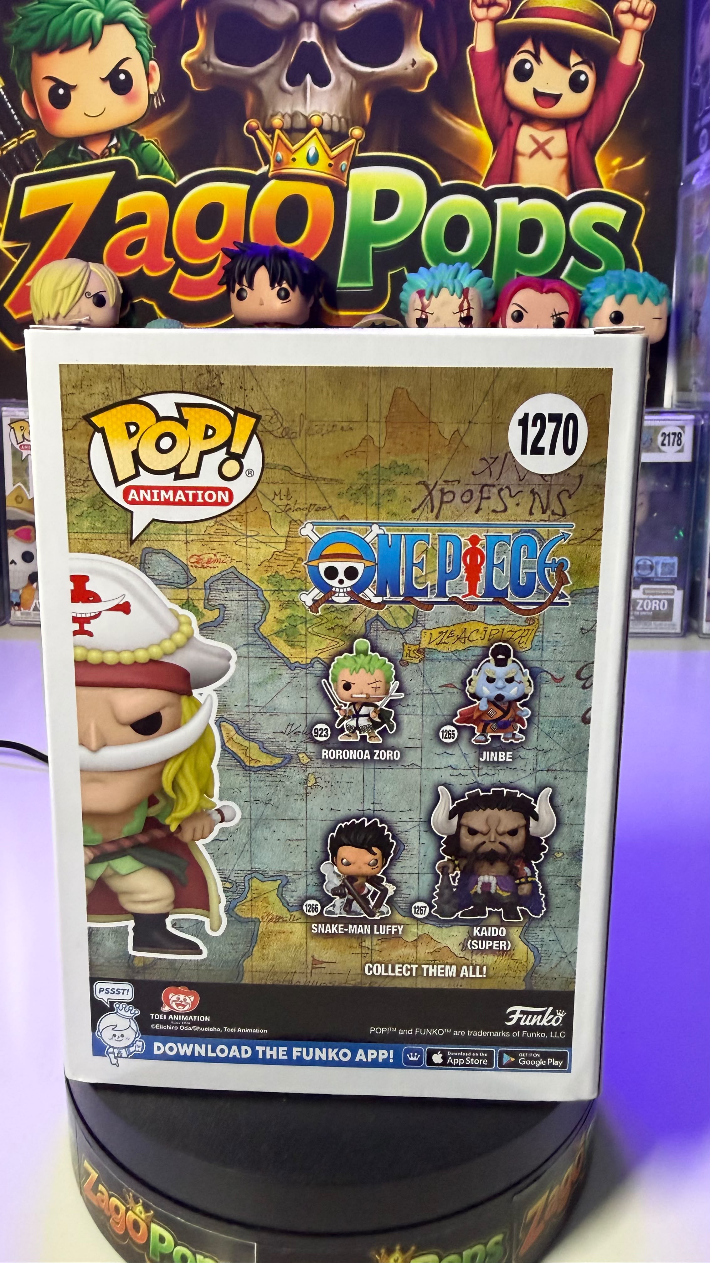 Funko Pop Whitebeard 1270 Chase Gamestop One Piece