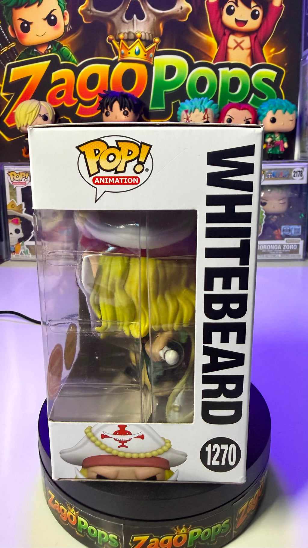 Funko Pop Whitebeard 1270 Chase Gamestop One Piece