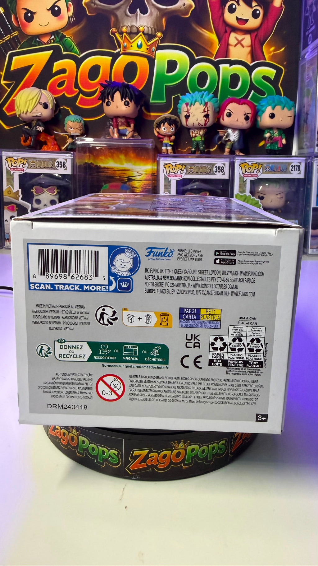 Funko Pop Whitebeard 1270 Chase Gamestop One Piece