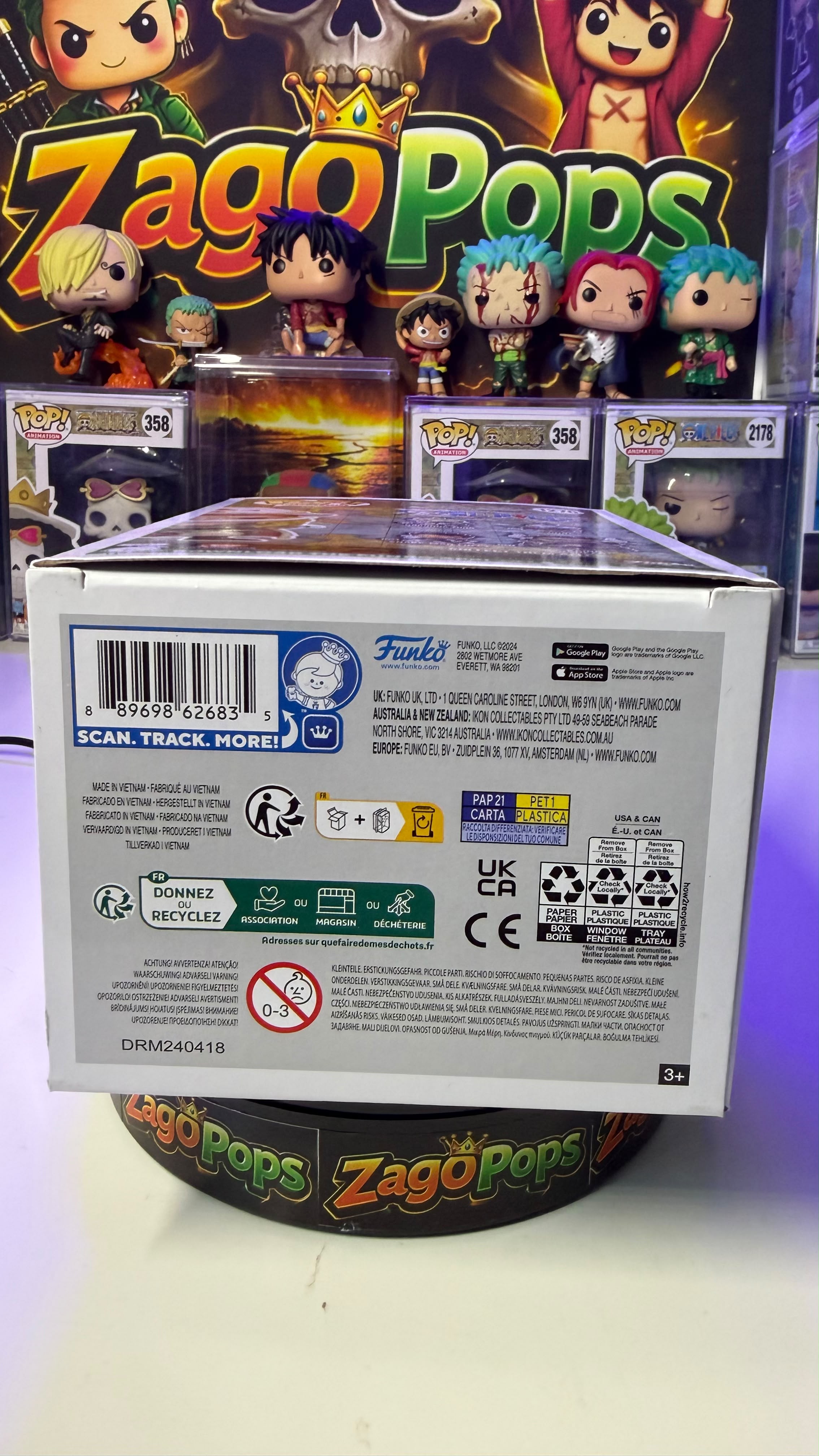 Funko Pop Whitebeard 1270 Chase Gamestop One Piece