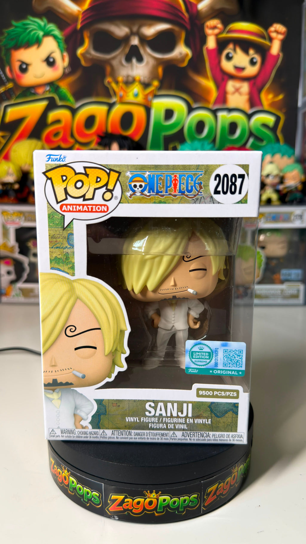 Funko Pop Sanji 2087 Limited Edition 9500pcs One Piece