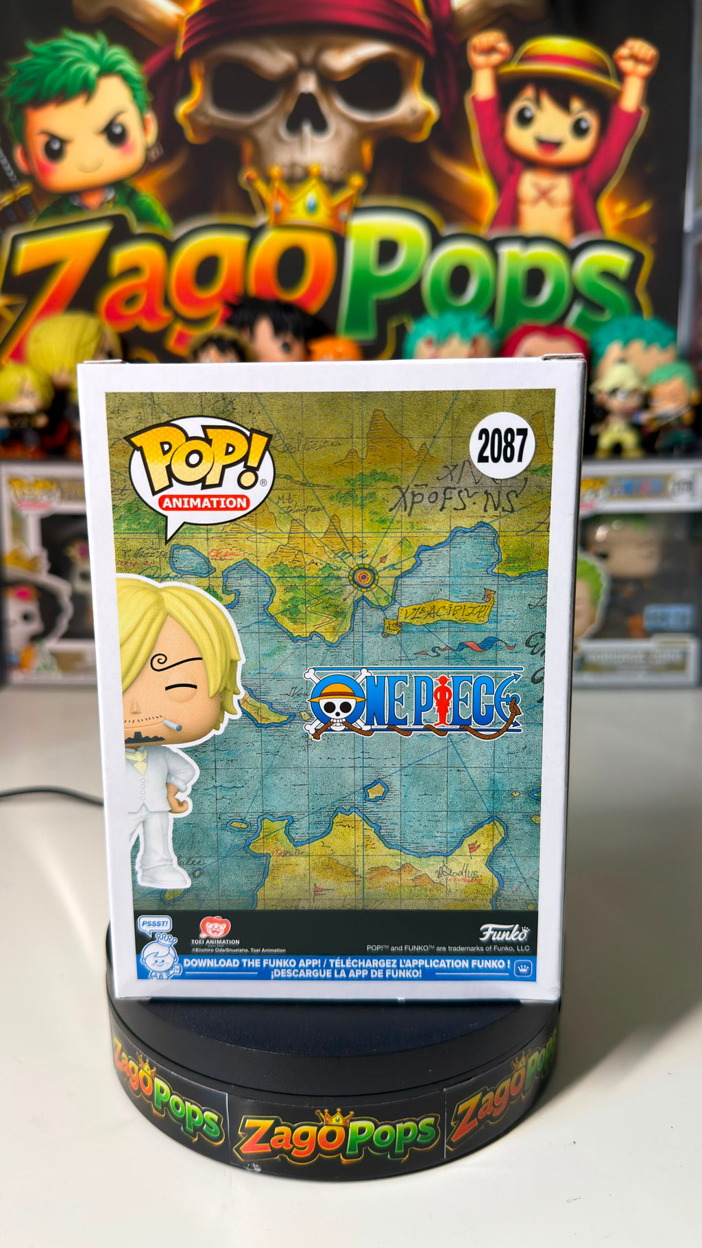 Funko Pop Sanji 2087 Limited Edition 9500pcs One Piece