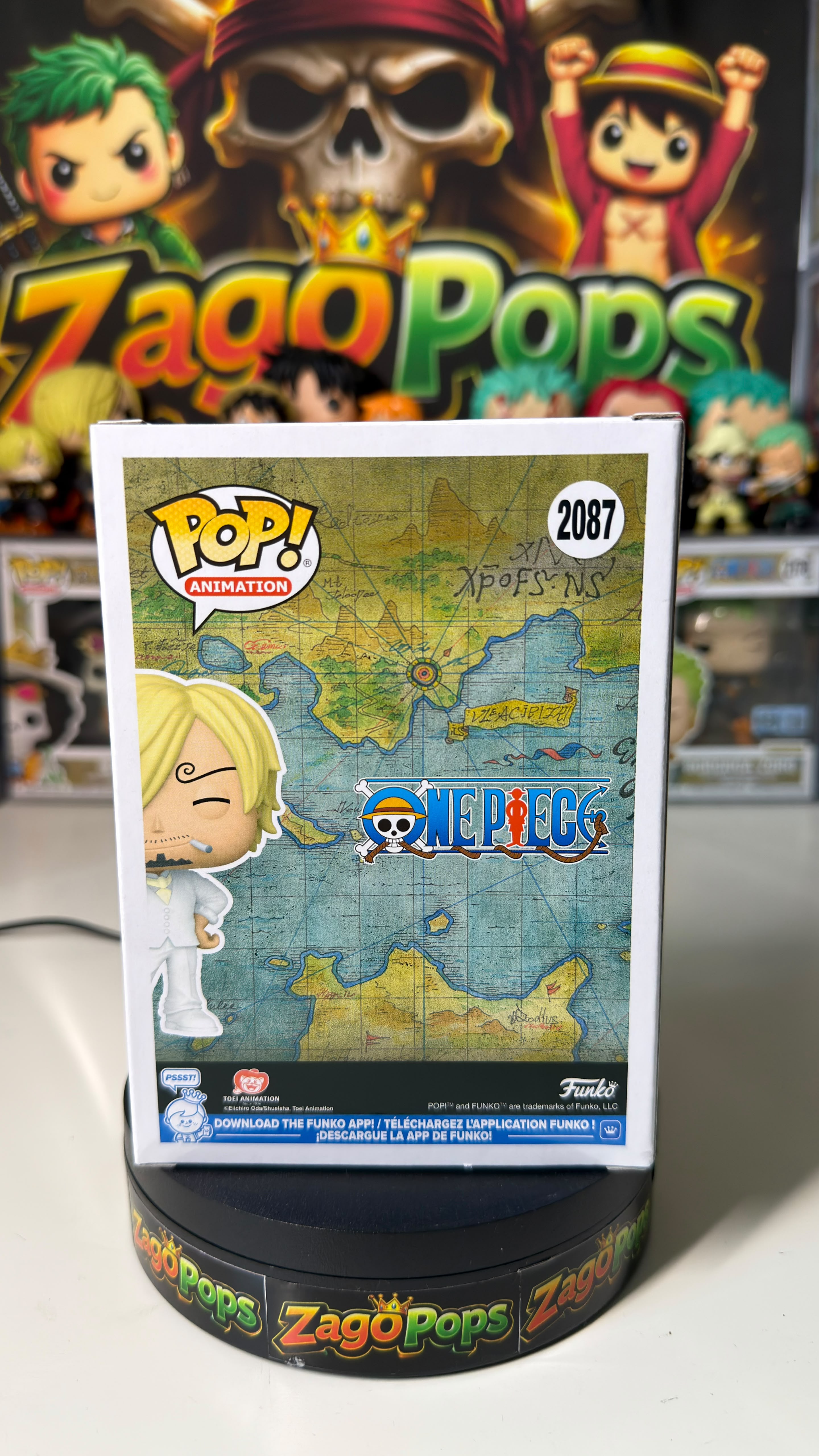 Funko Pop Sanji 2087 Limited Edition 9500pcs One Piece
