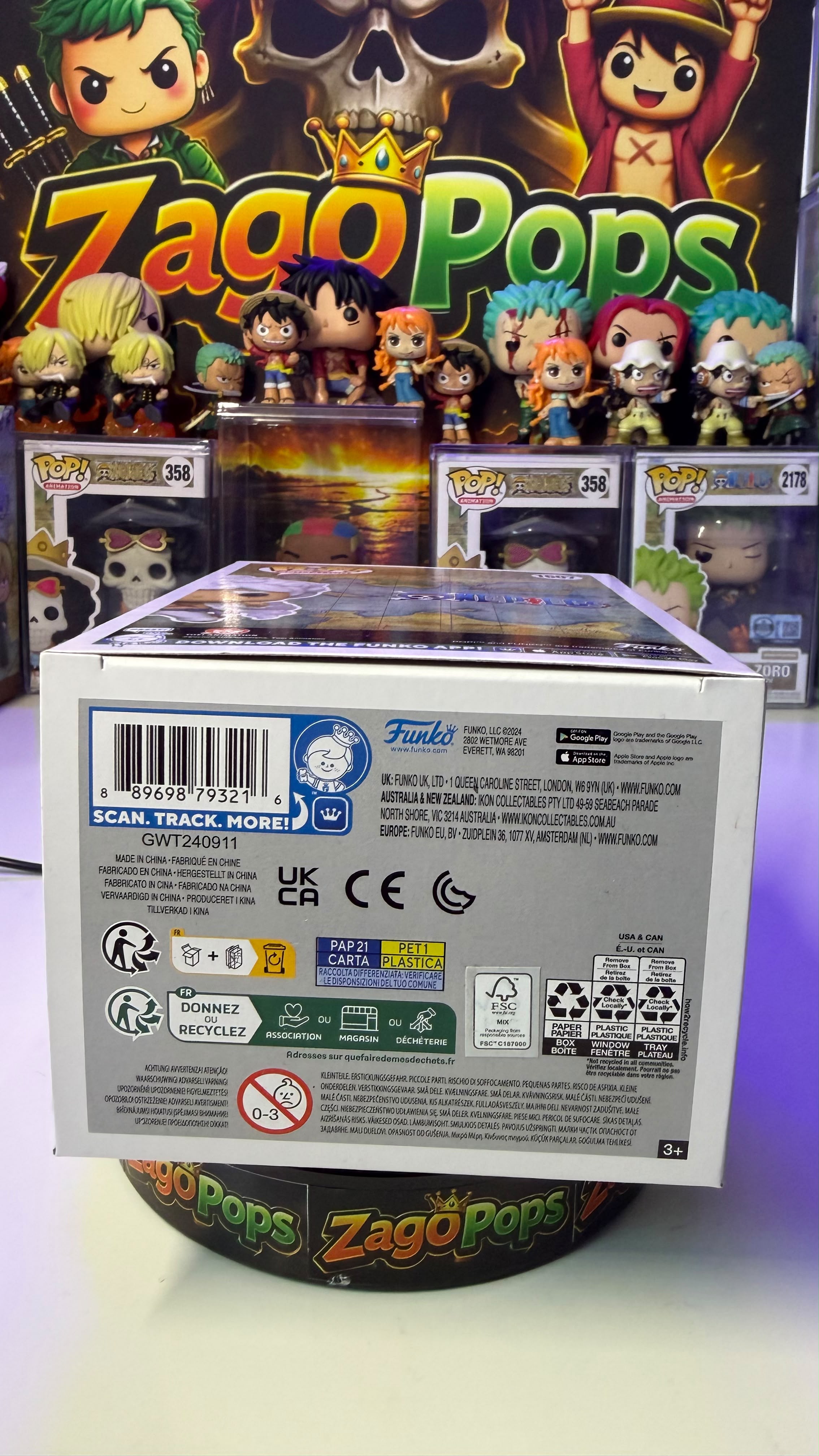 Funko Pop Luffy Gear Five 1607 One Piece