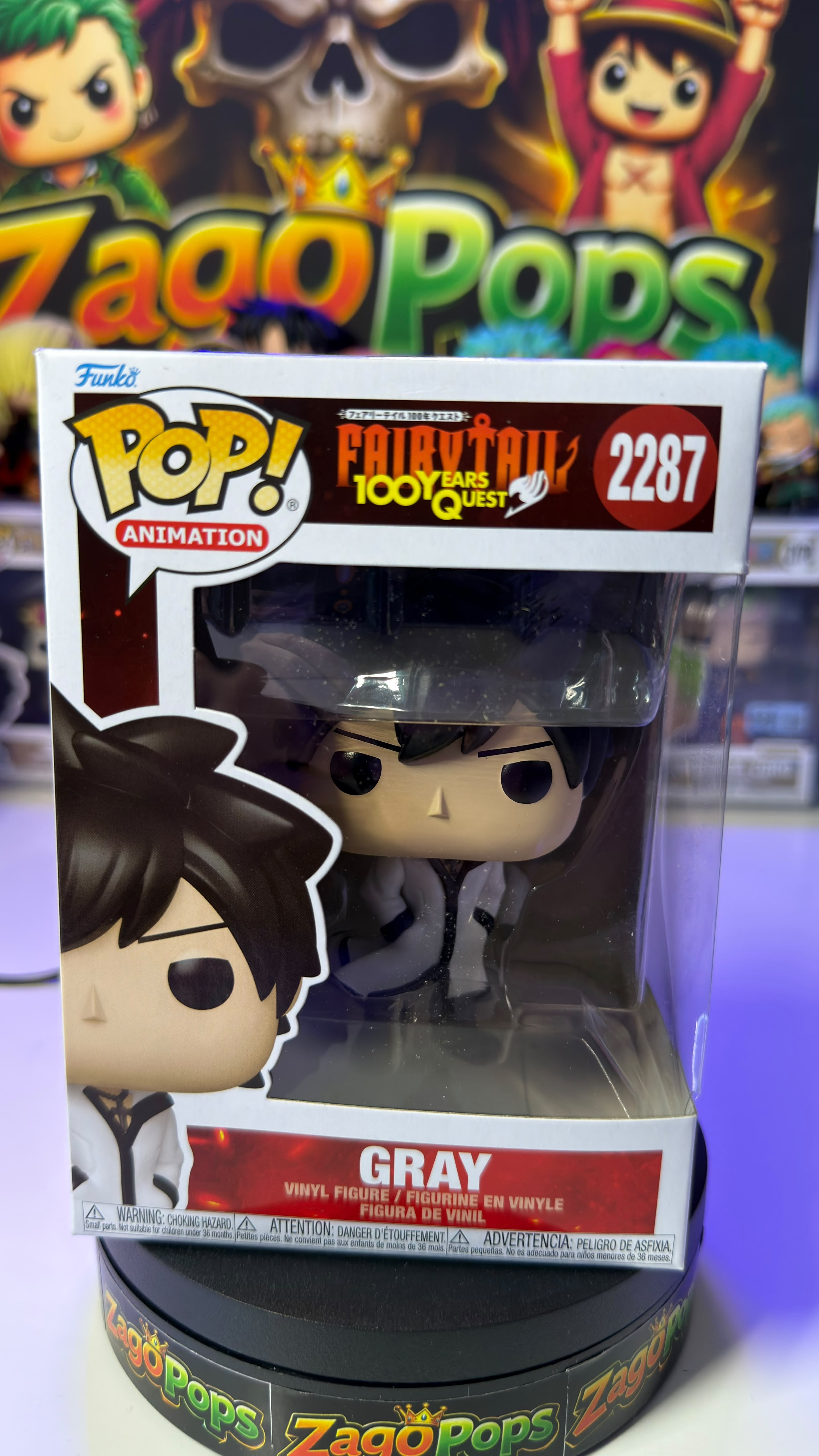Funko Pop Gray 2287 Fairy Tail 100 Years Quest