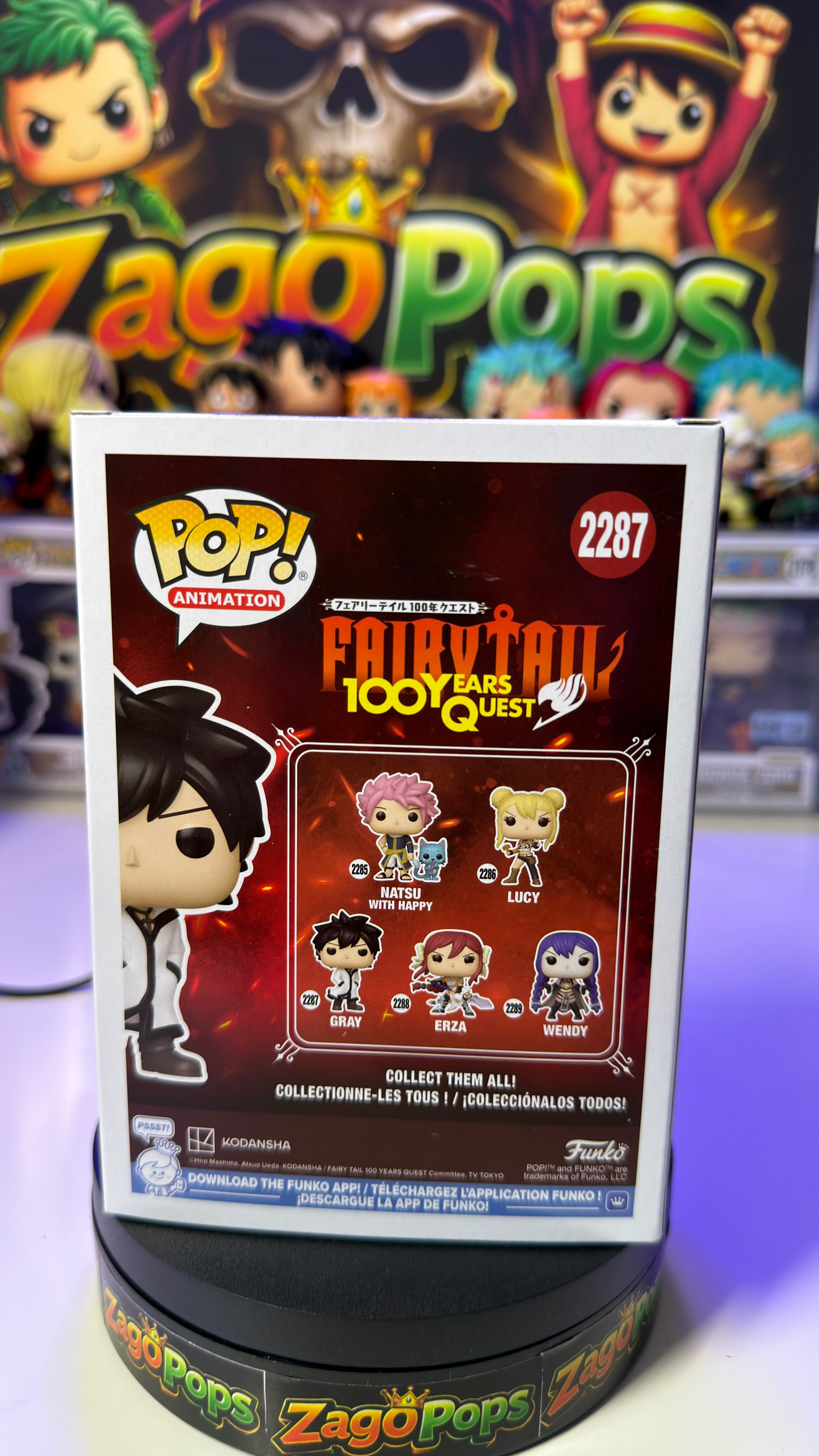 Funko Pop Gray 2287 Fairy Tail 100 Years Quest