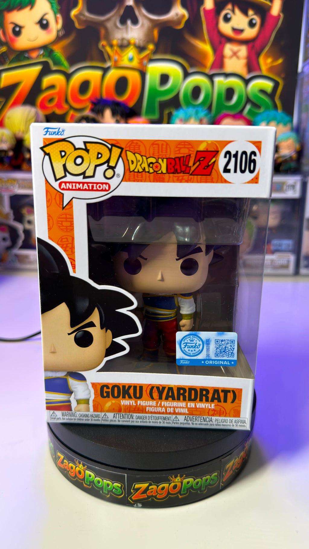 Funko Pop Goku (Yardrat) 2106 Dragon Ball