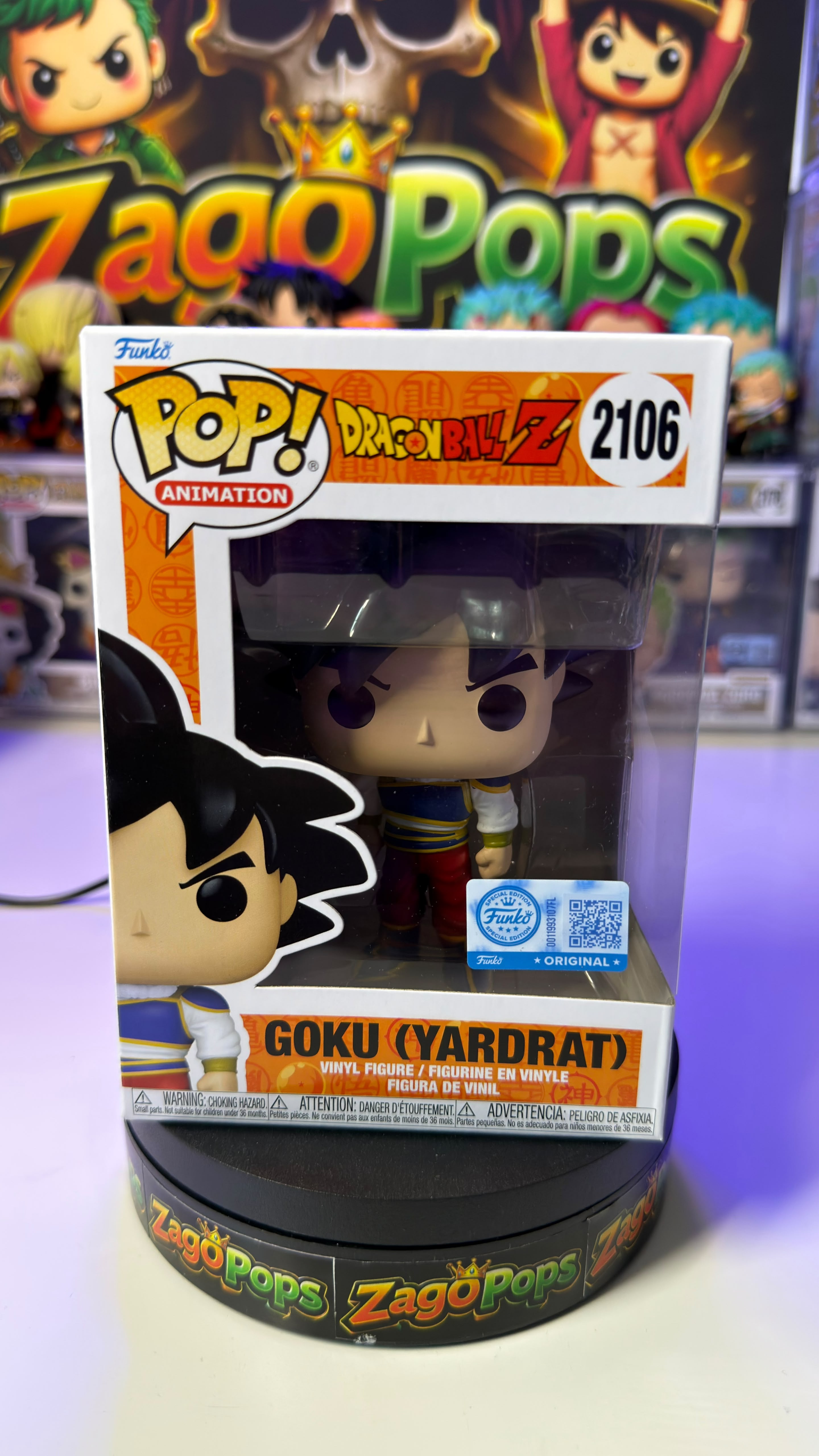 Funko Pop Goku (Yardrat) 2106 Dragon Ball