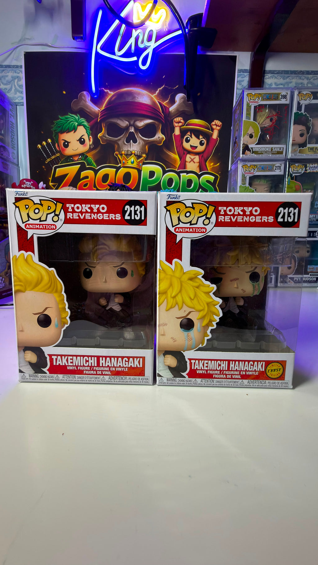 Funko Pop Bundle Takemichi Hanagaki 2131 Chase Tokyo Revengers