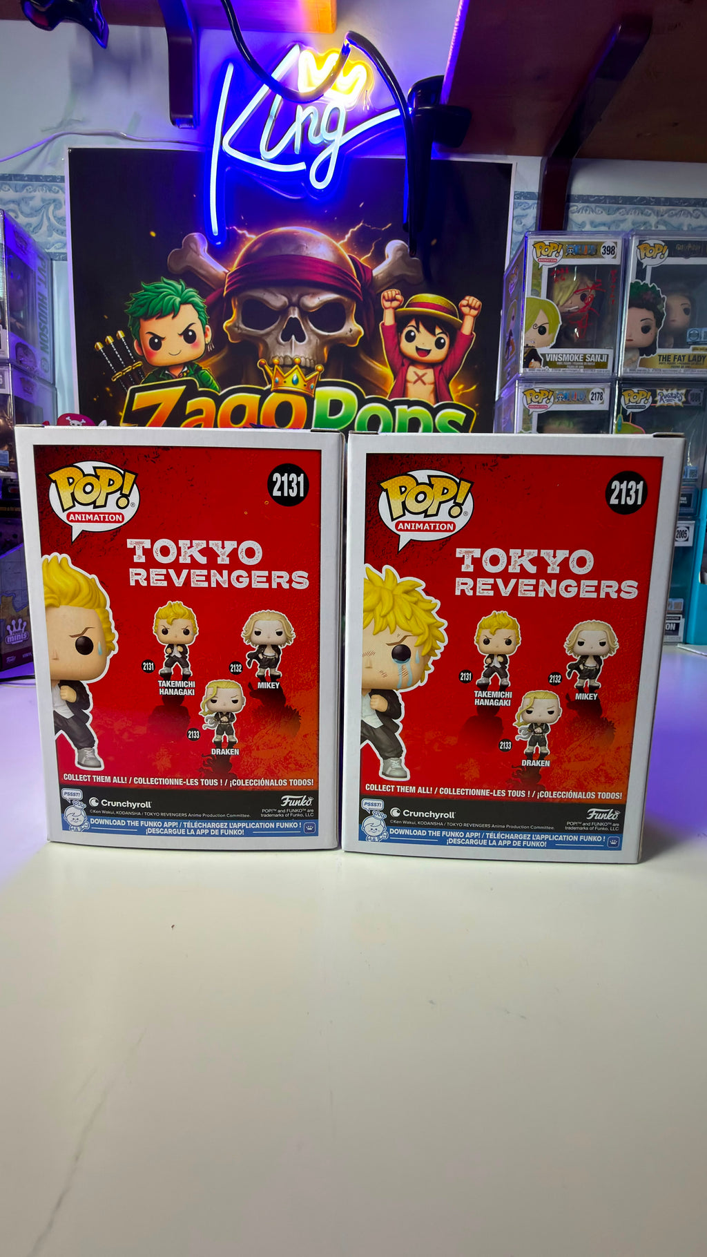 Funko Pop Bundle Takemichi Hanagaki 2131 Chase Tokyo Revengers