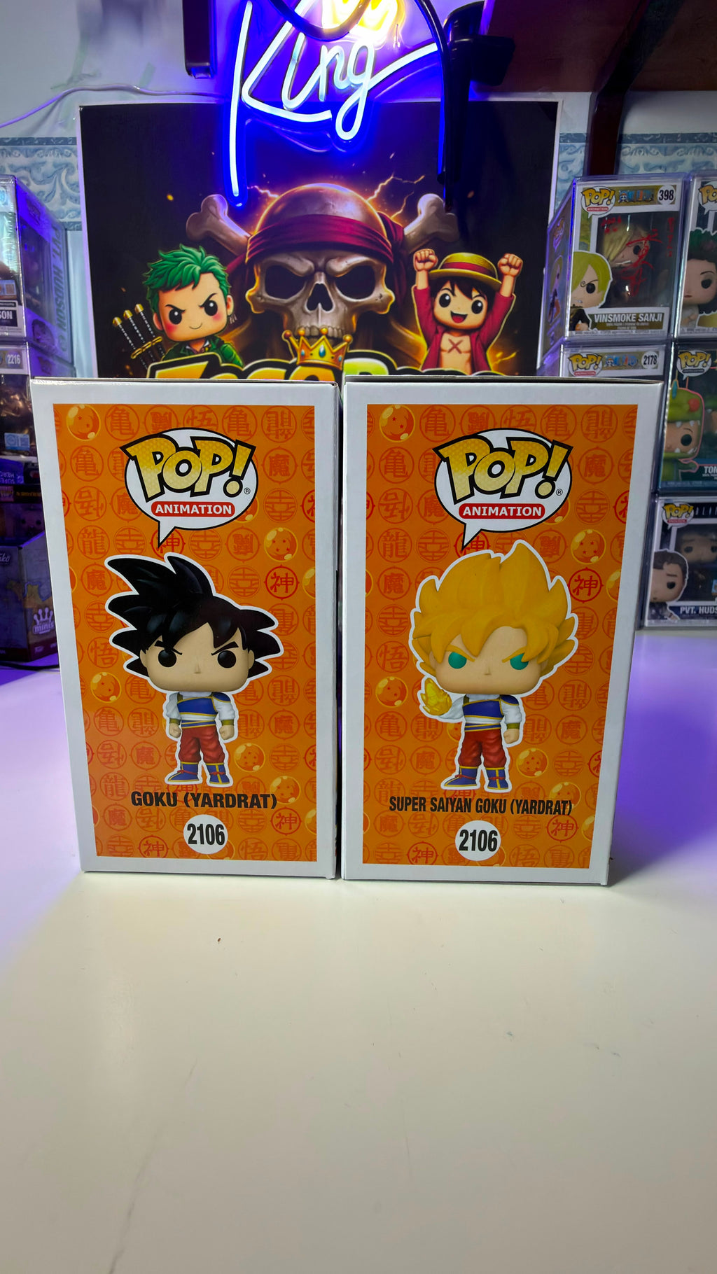 Funko Pop Bundle Goku Yardrat 2016 GlowChase Dragon Ball