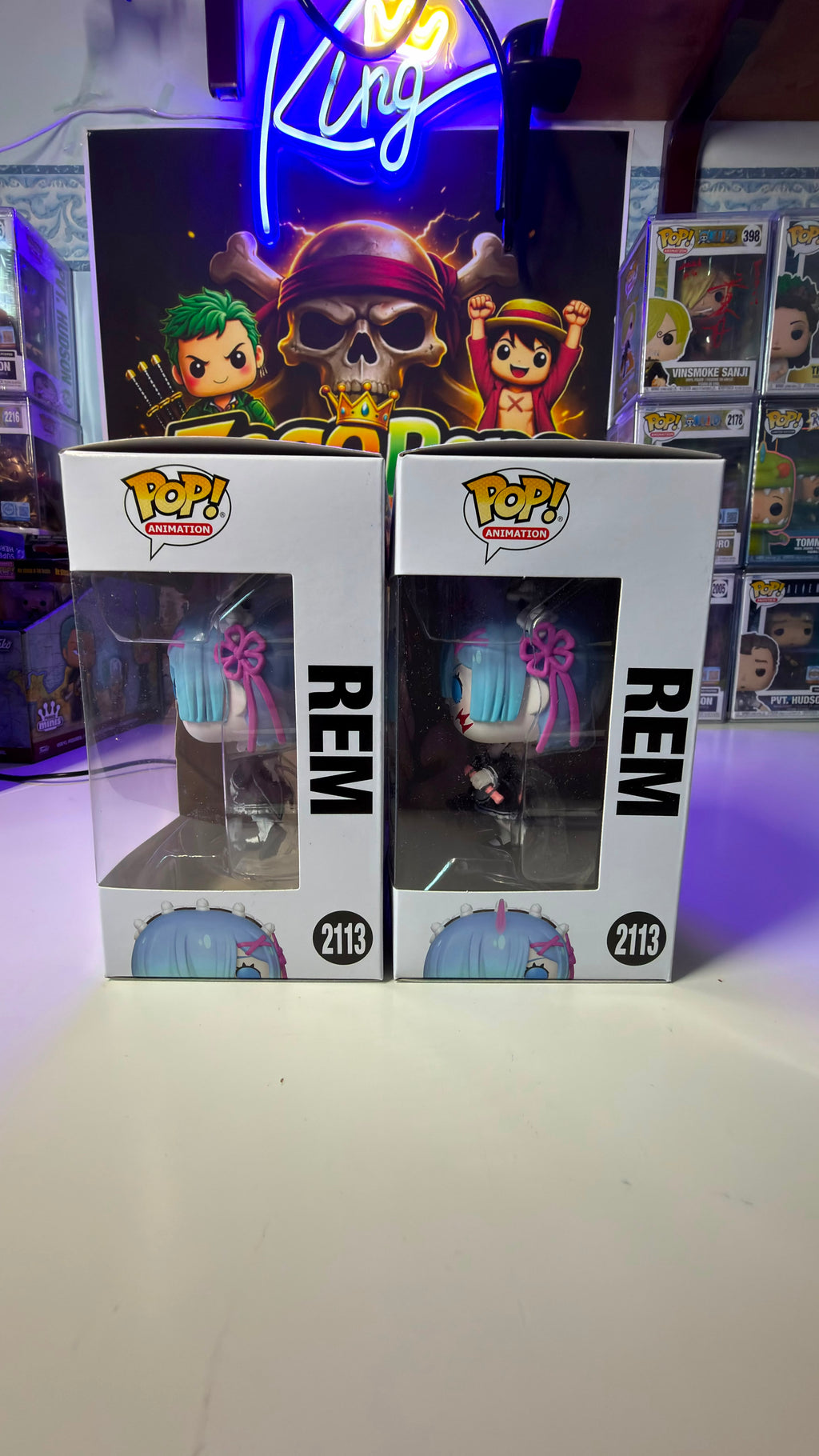 Funko Pop Bundle Rem 2113 Chase Re:Zero