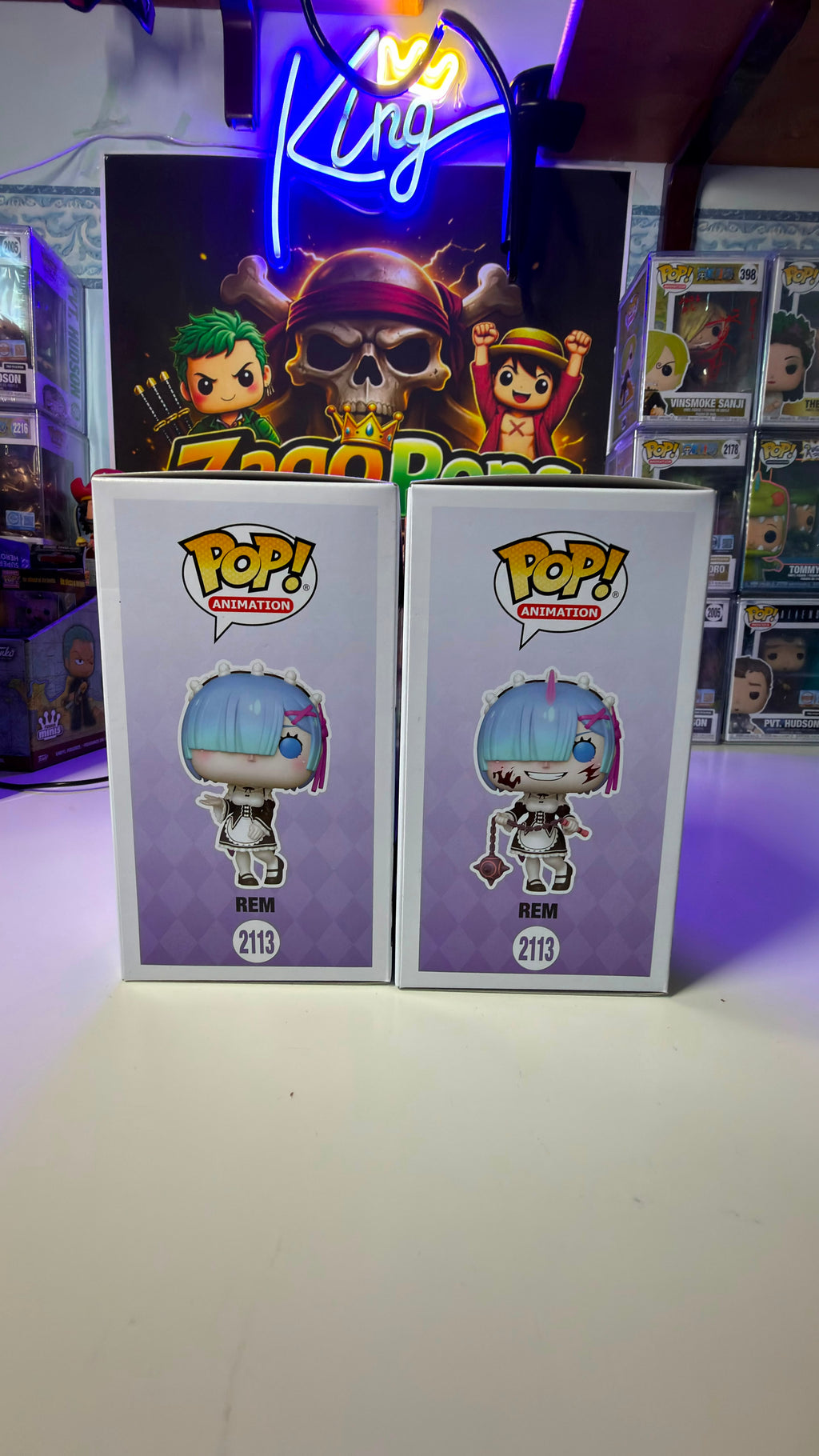 Funko Pop Bundle Rem 2113 Chase Re:Zero