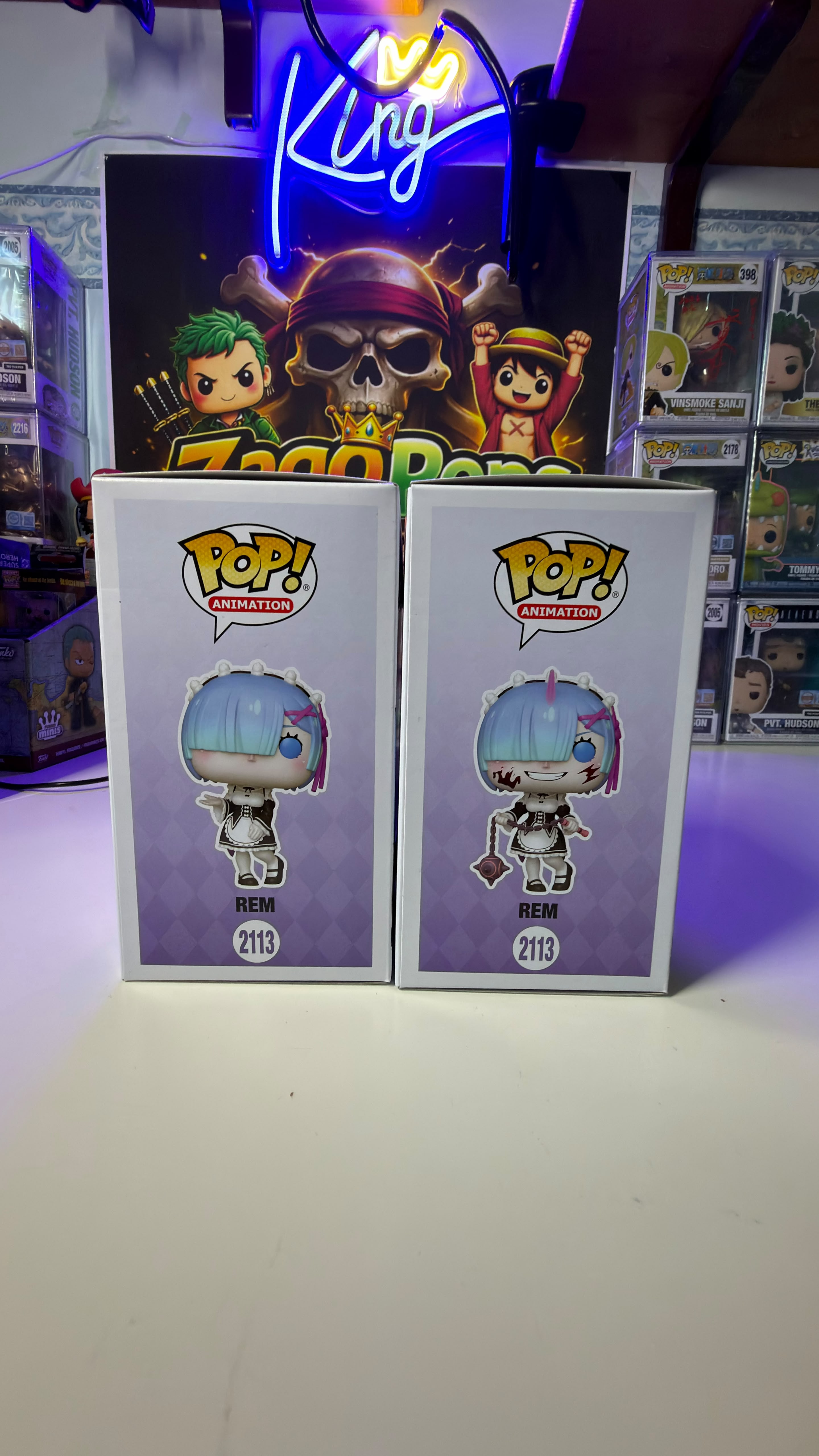 Funko Pop Bundle Rem 2113 Chase Re:Zero