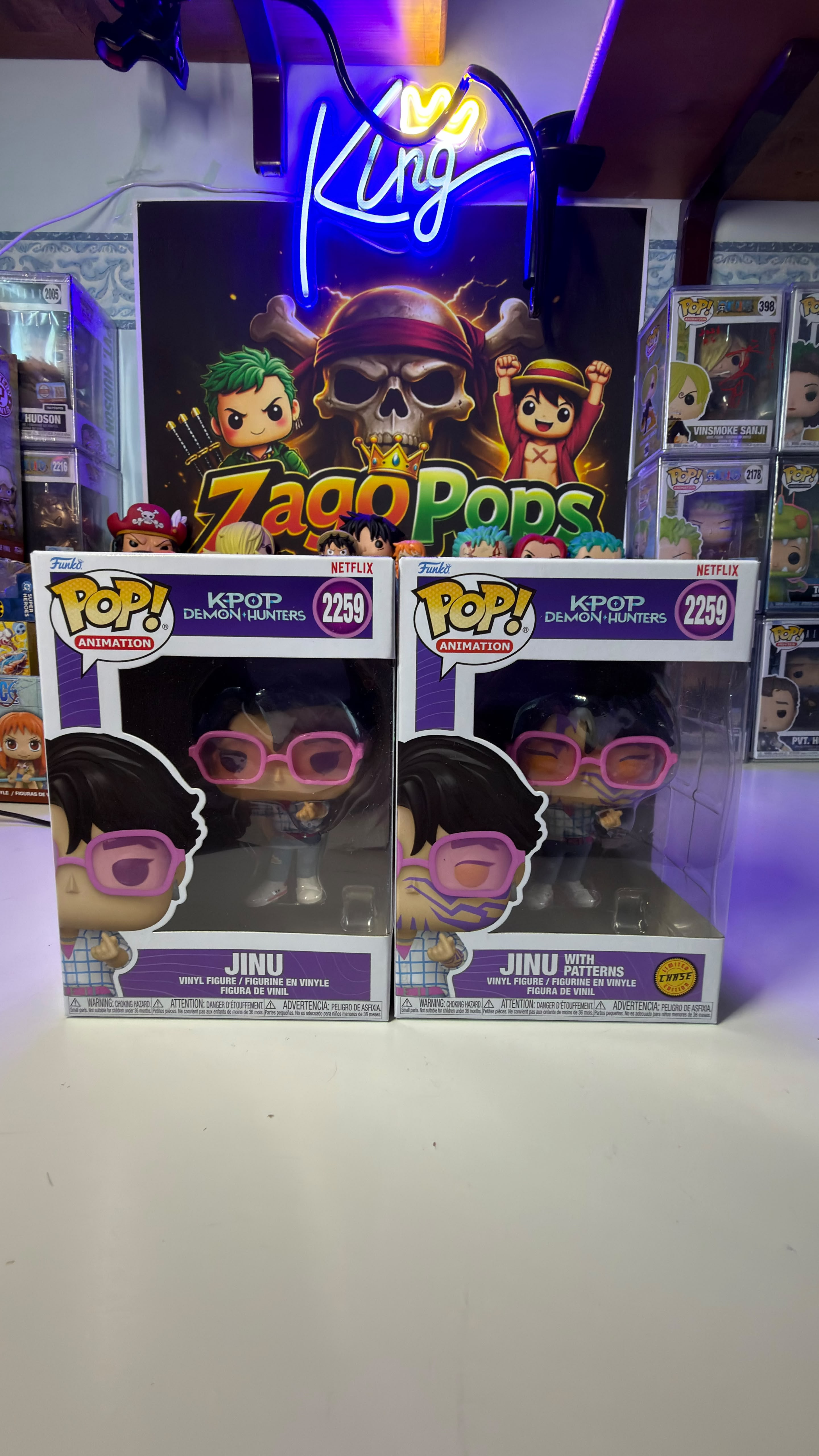 Funko Pop Bundle Jinu 2259 Chase K-Pop Demon Hunters