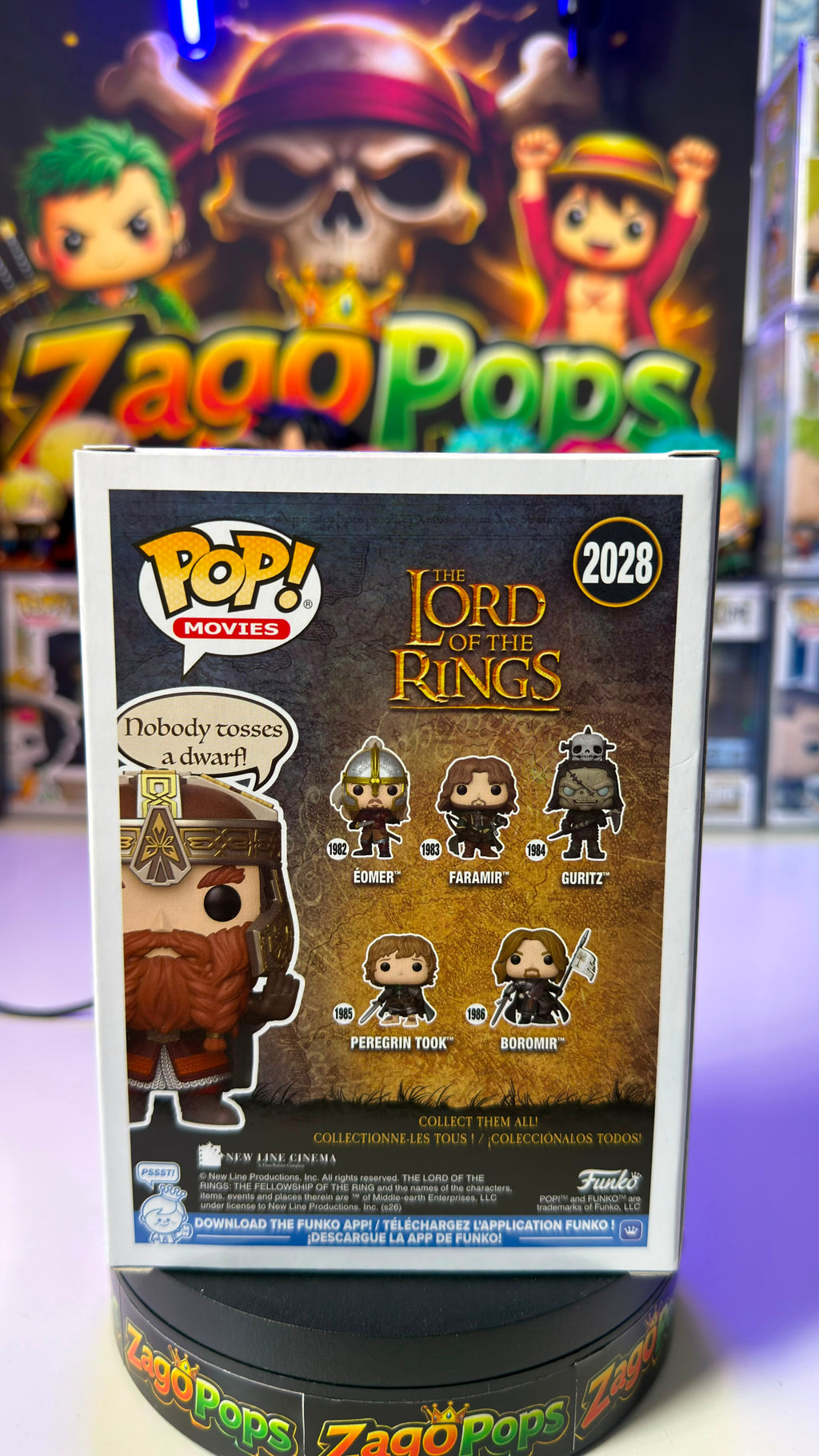 Funko Pop Gimli 2028 The Lord of the Rings