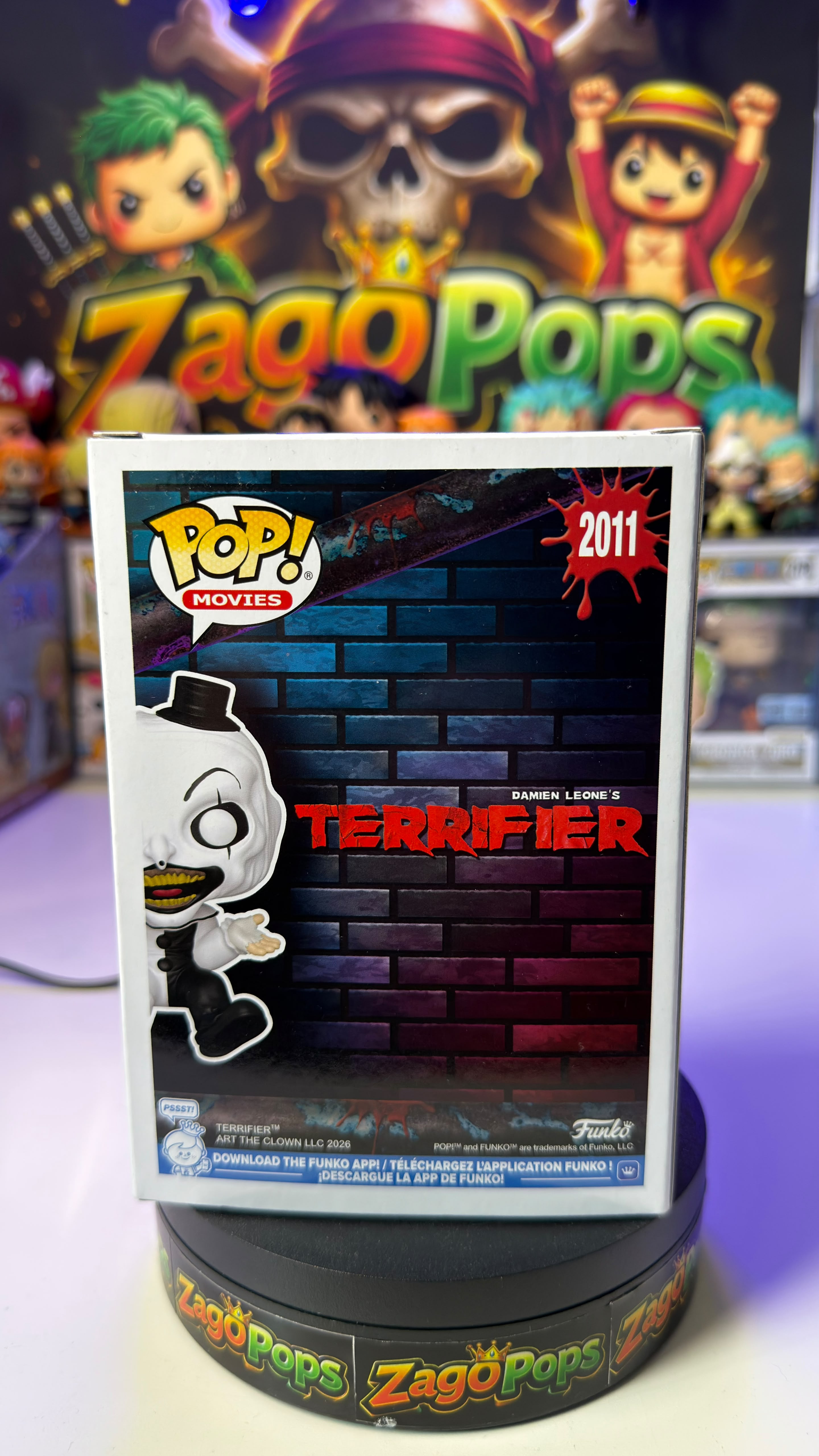 Funko Pop Art the Clown 2011 Terrifier
