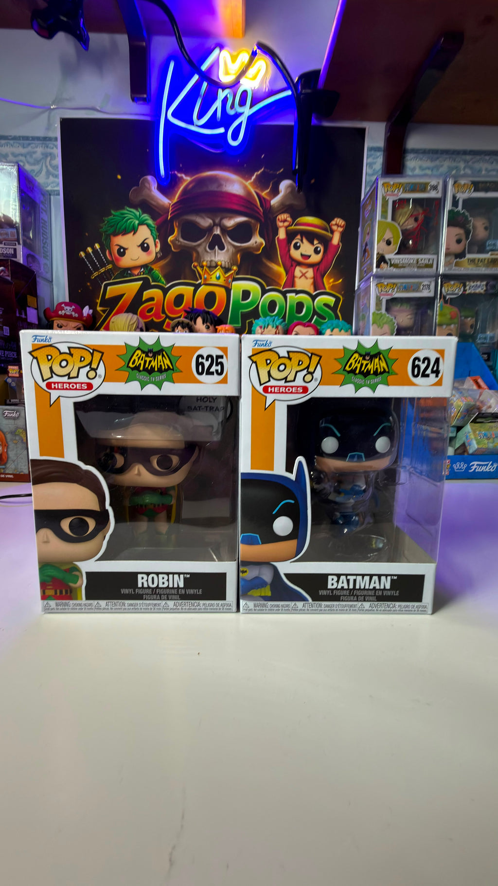 Funko Pop Bundle Batman & Robin 625 & 624