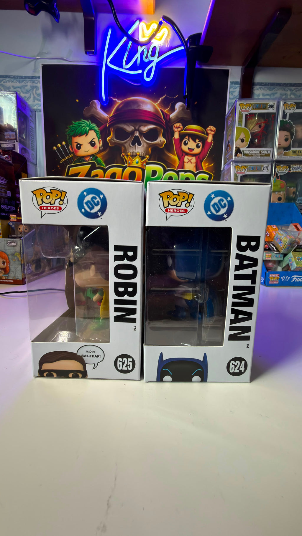 Funko Pop Bundle Batman & Robin 625 & 624