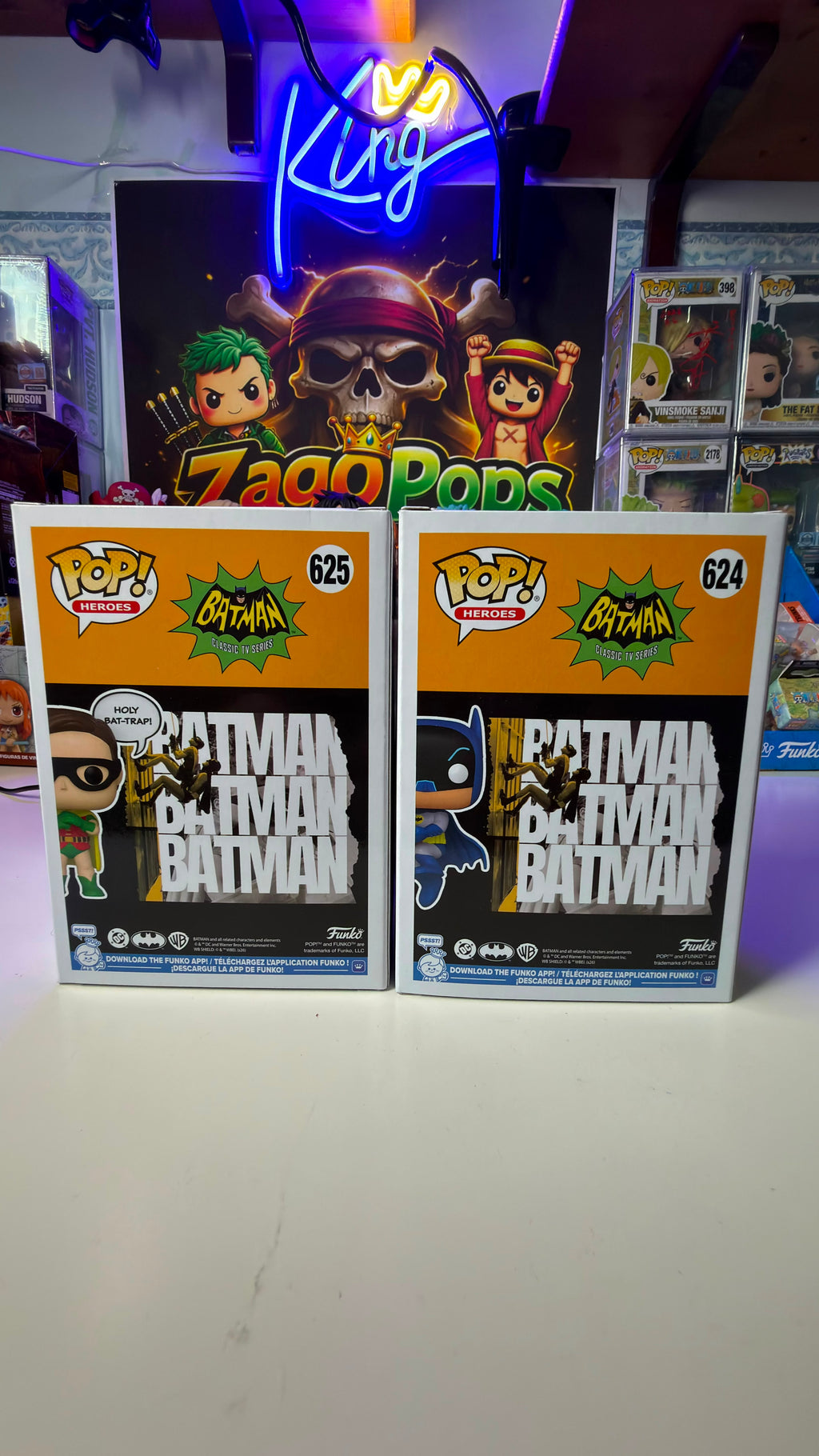 Funko Pop Bundle Batman & Robin 625 & 624