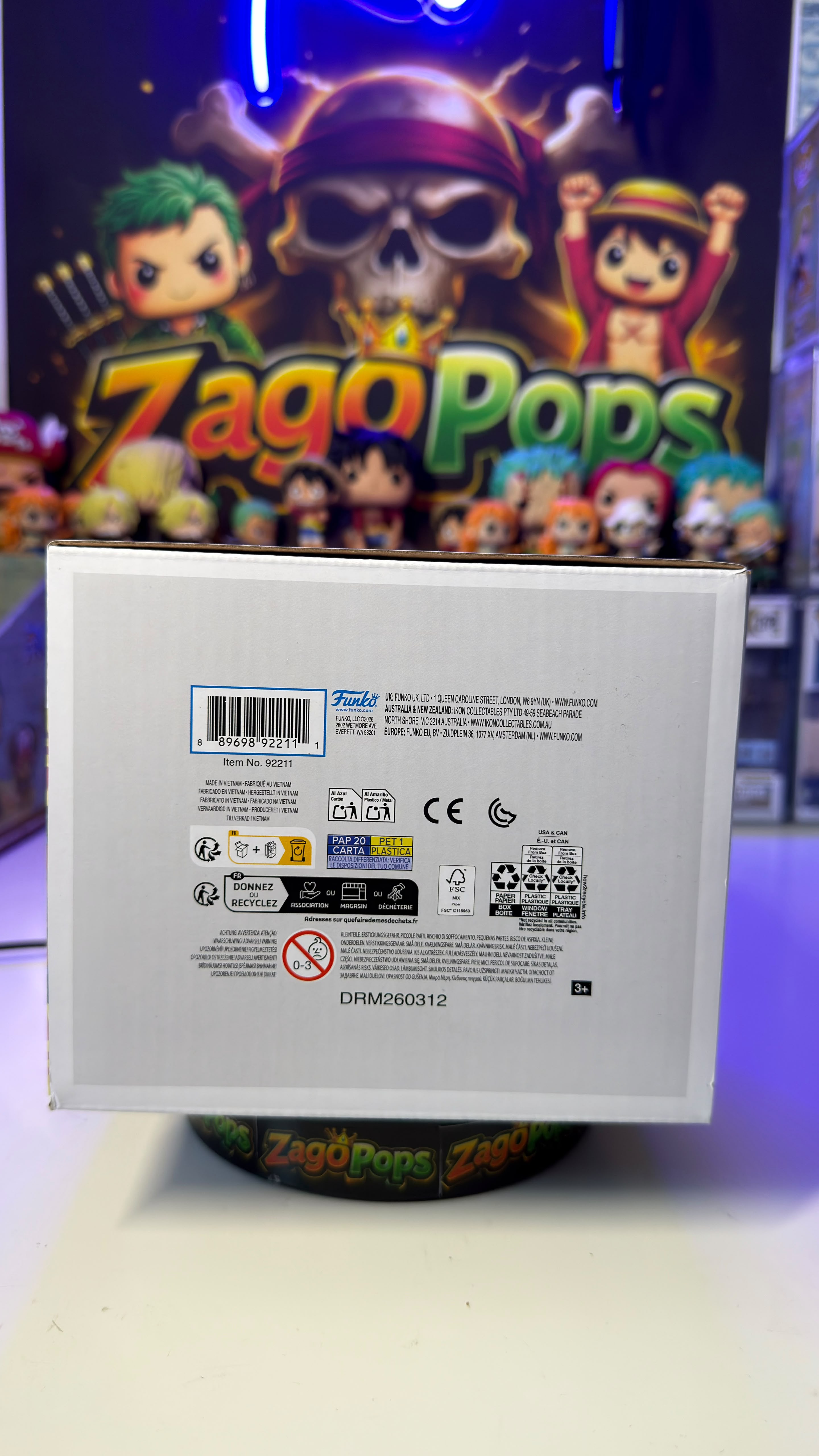 Funko Pop Exodia Necross 2138 Glows in the Dark Yu-Gi-Oh!