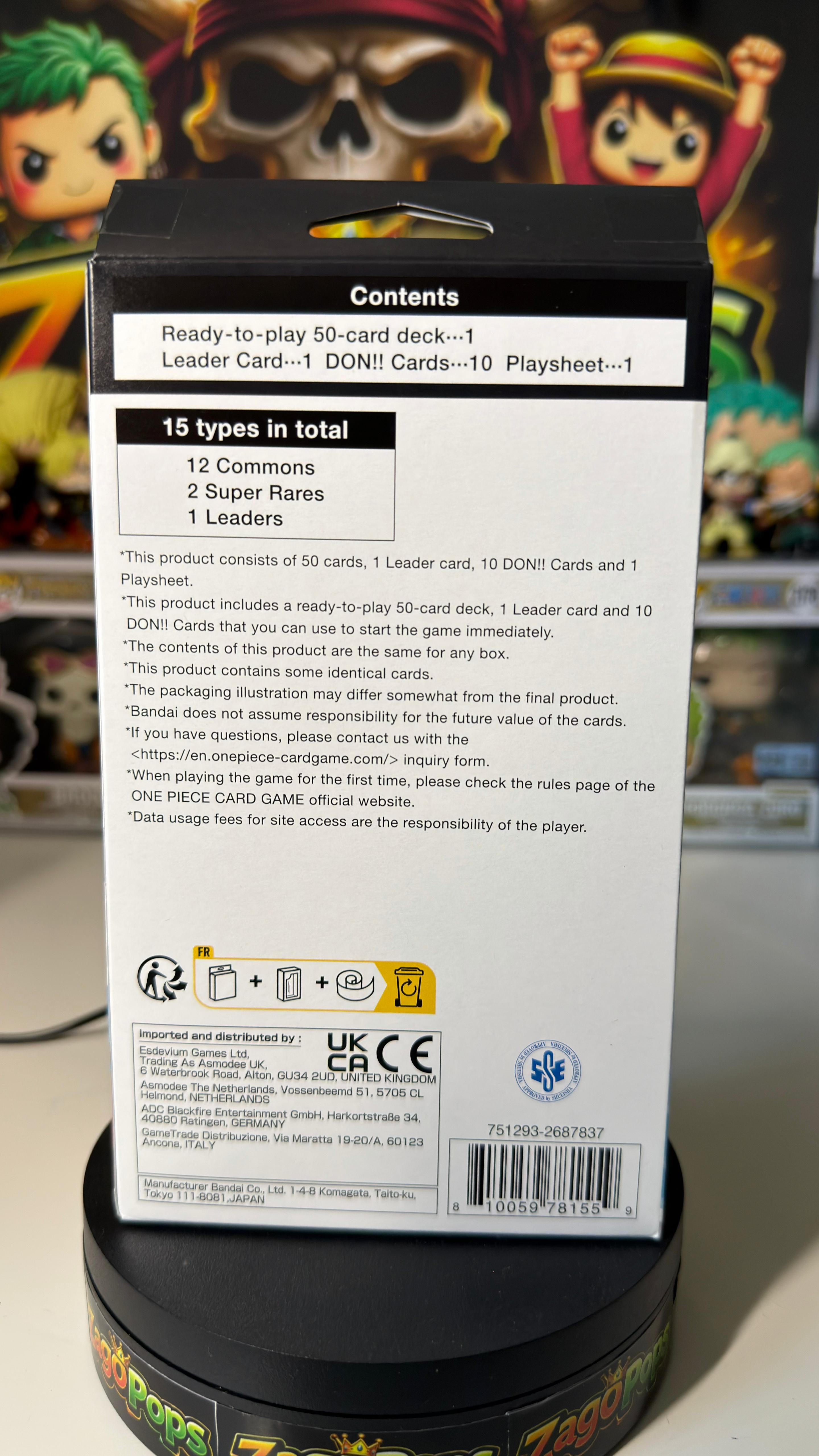 Card Game TCG One Piece Starter Deck Monkey D Luffy ST 08 ENG