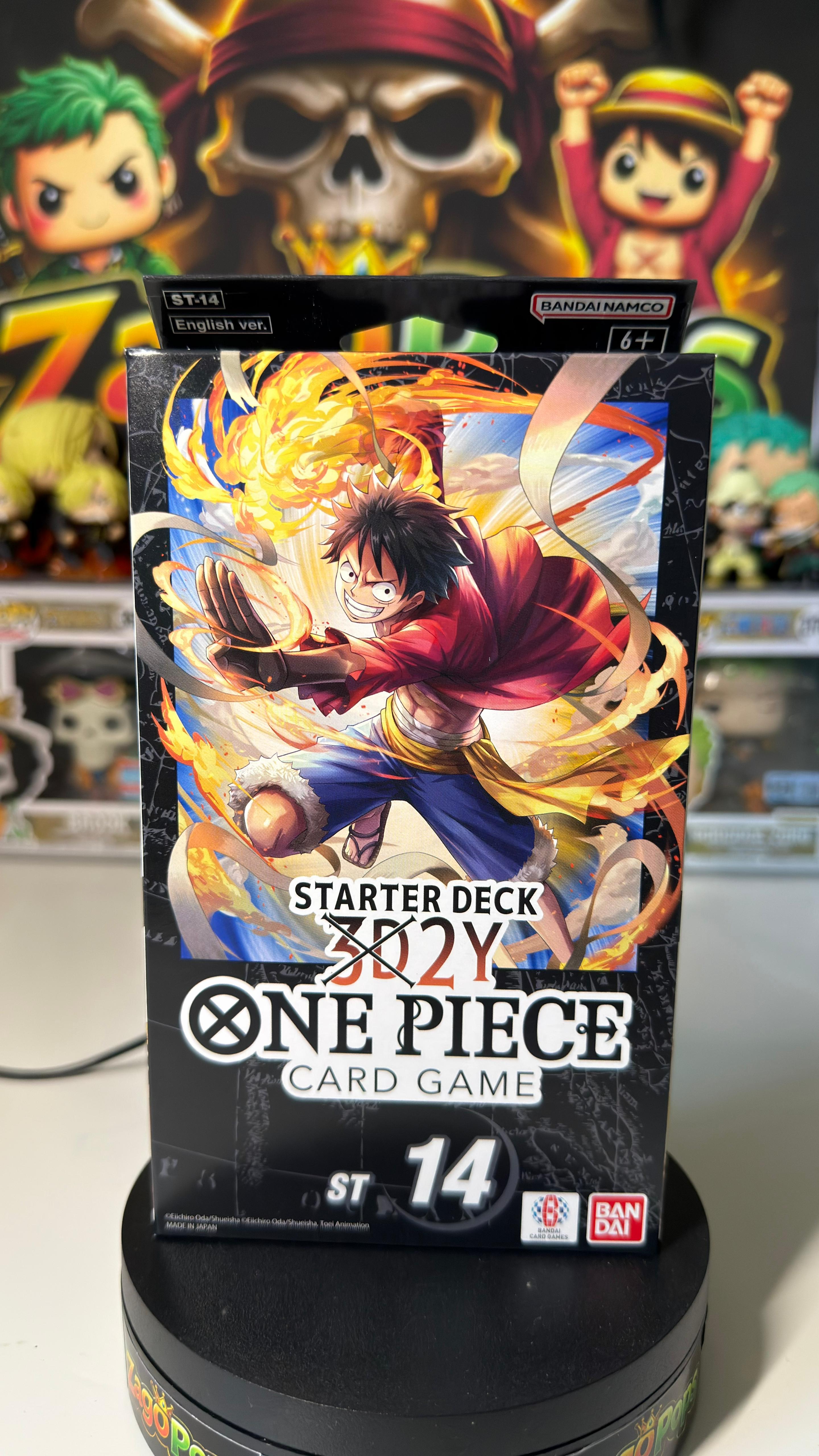 Card Game TCG One Piece Starter Deck 3D2Y ST 14 ENG