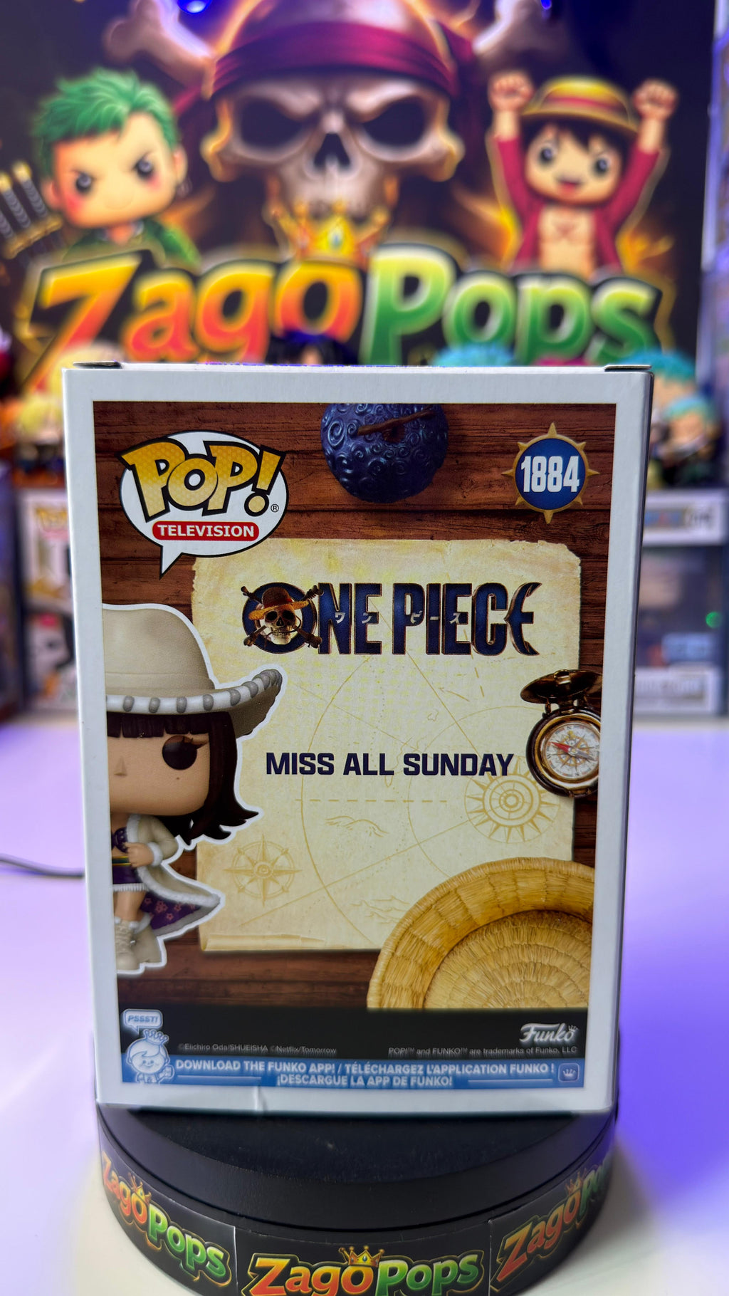 Funko Pop Miss All Sunday 1884 One Piece Netflix
