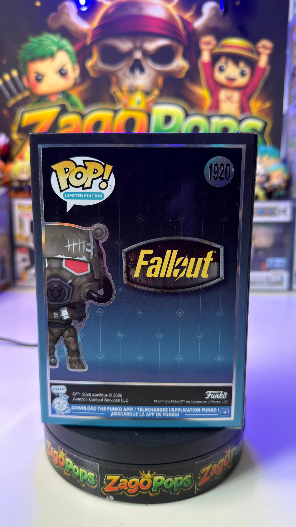 Funko Pop Ncr Power Armor 1920 Fallout Limited Edition 9500pcs
