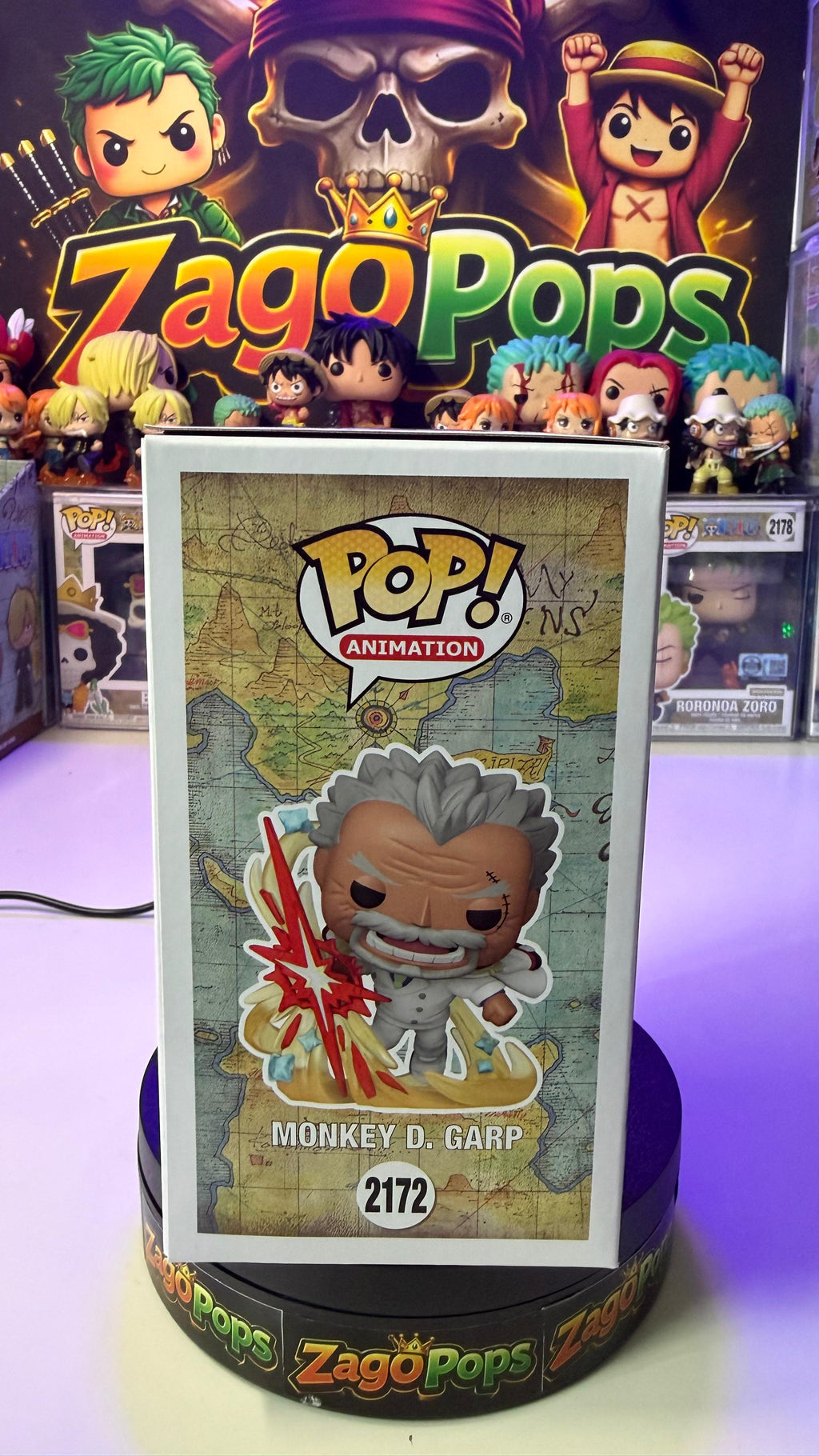 Funko Pop Monkey D. Garp 2172 Glow Chase One piece