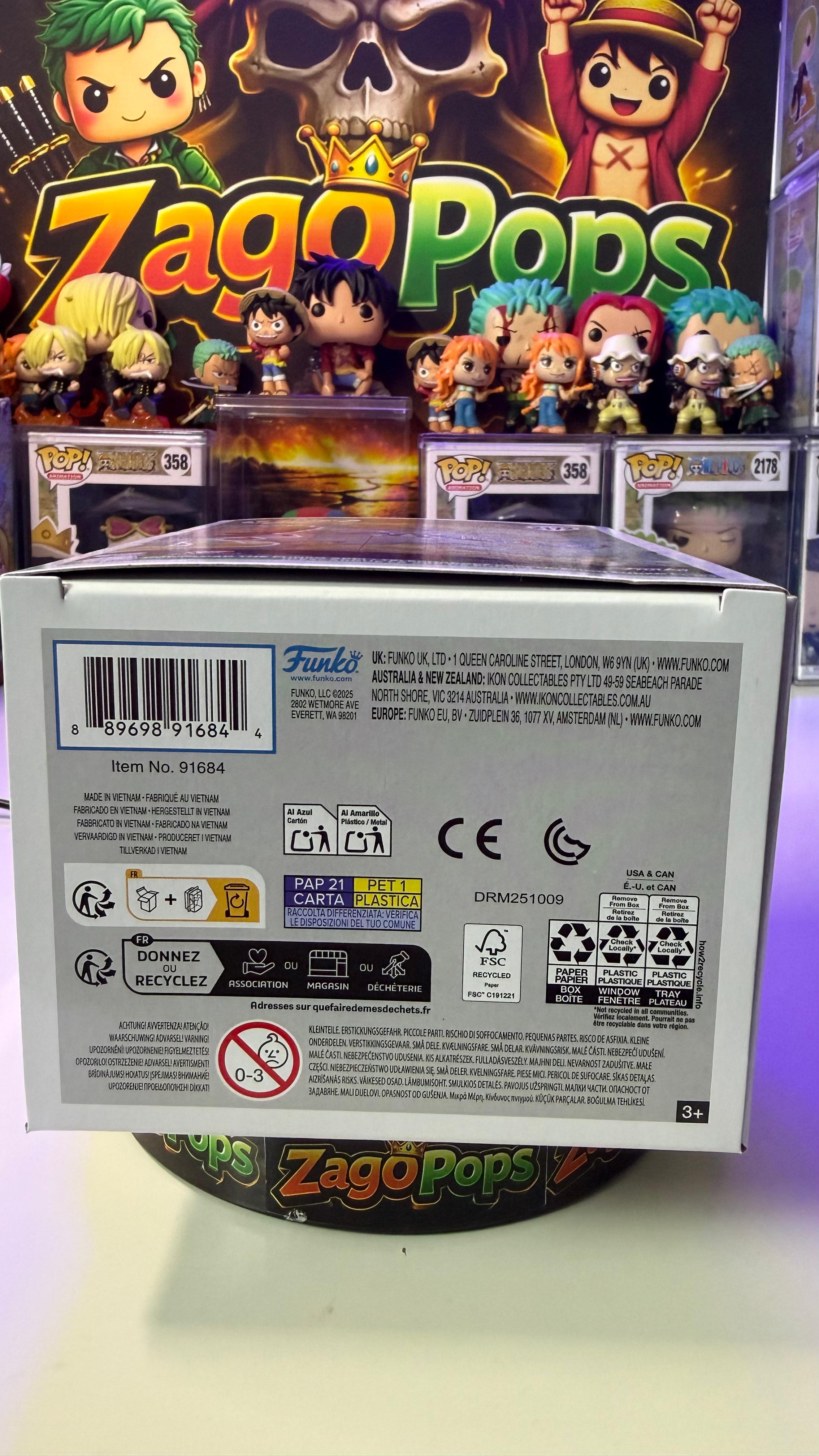 Funko Pop Monkey D. Garp 2172 Glow Chase One piece