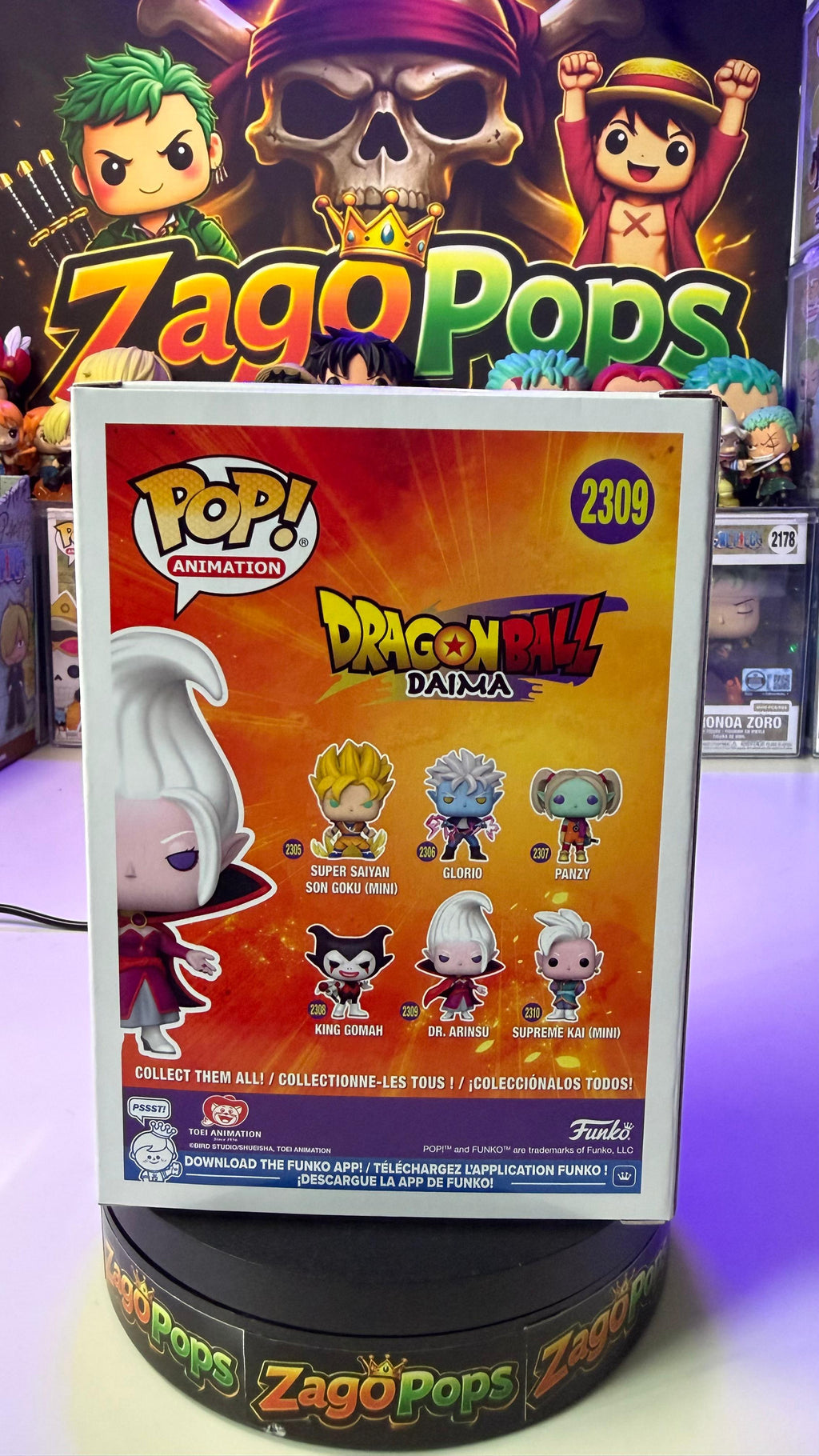 Funko Pop Dr. Arinsu 2309 Dragon Ball