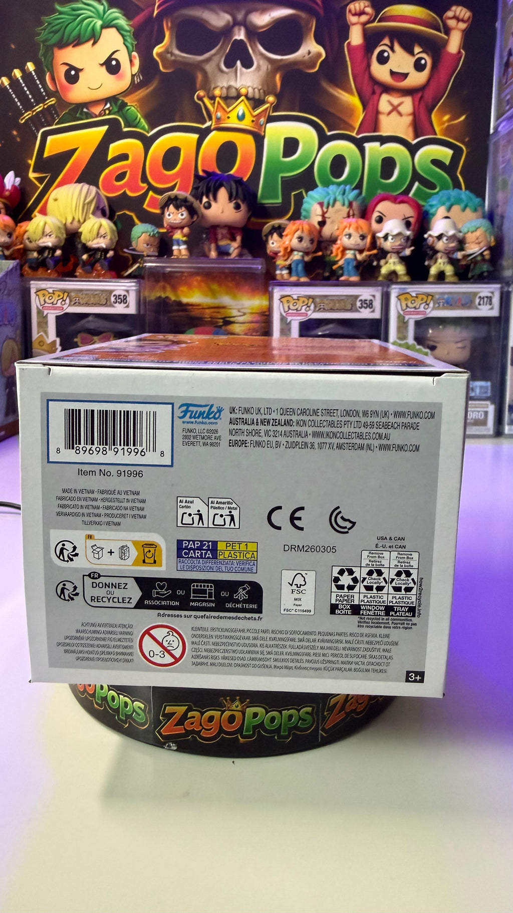 Funko Pop Vegeta 2261 Glows in the Dark Dragon Ball