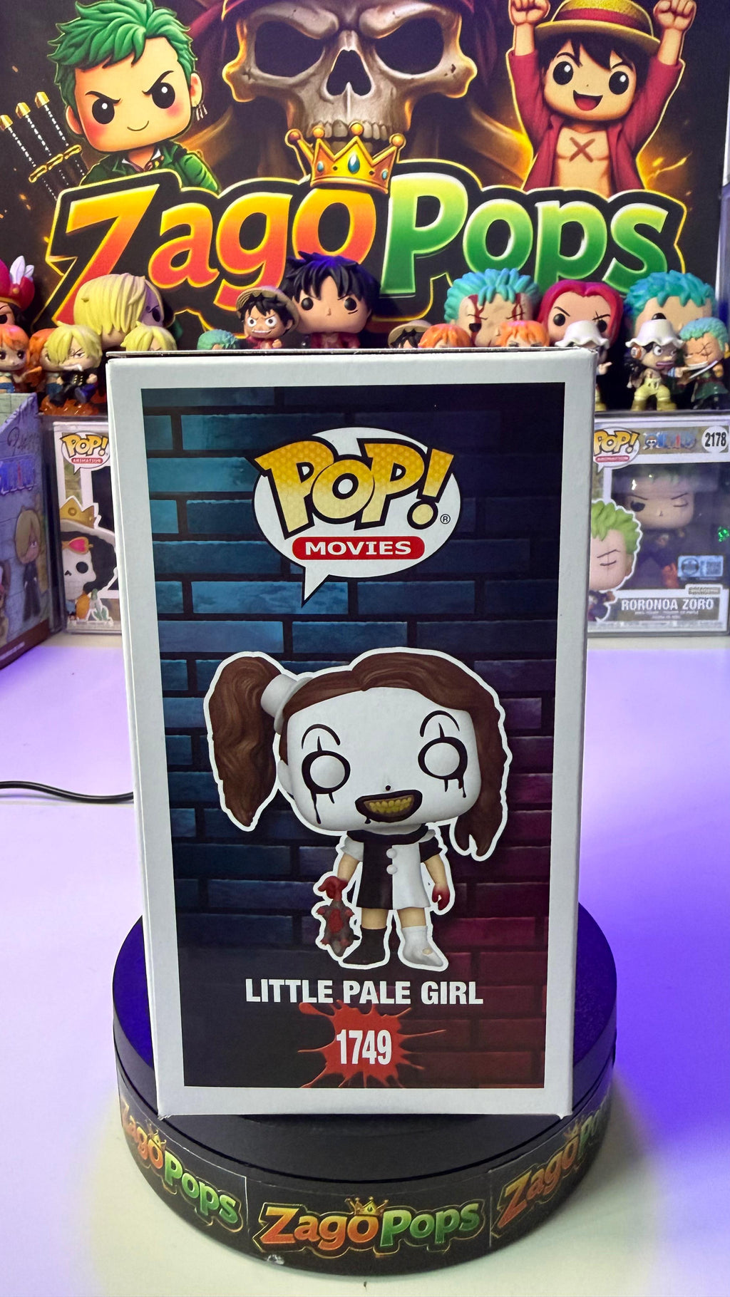 Funko Pop Little Pale Girl 1749 Glows in the Dark Specialty Series Exclusive Terrifier