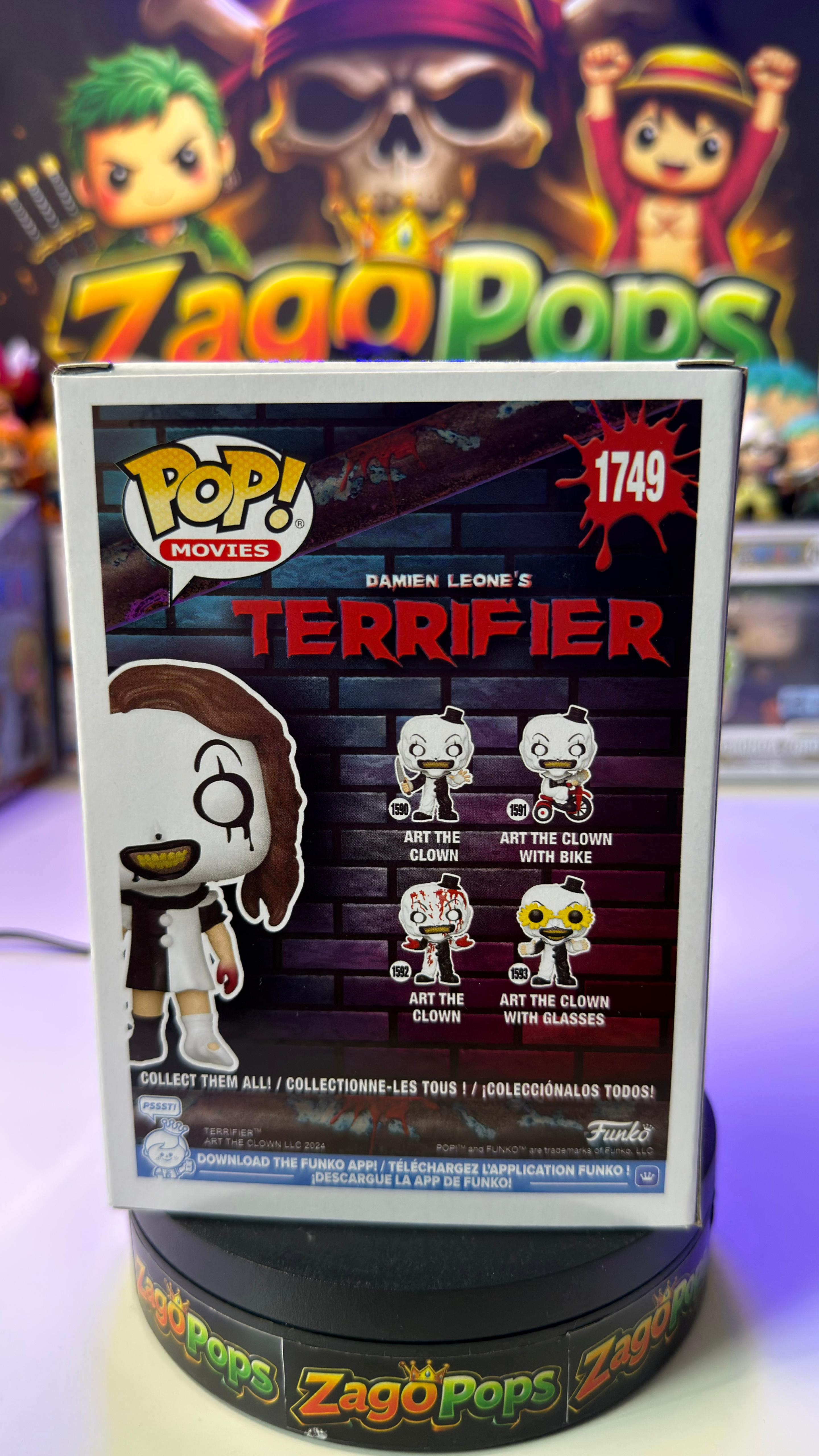 Funko Pop Little Pale Girl 1749 Glows in the Dark Specialty Series Exclusive Terrifier