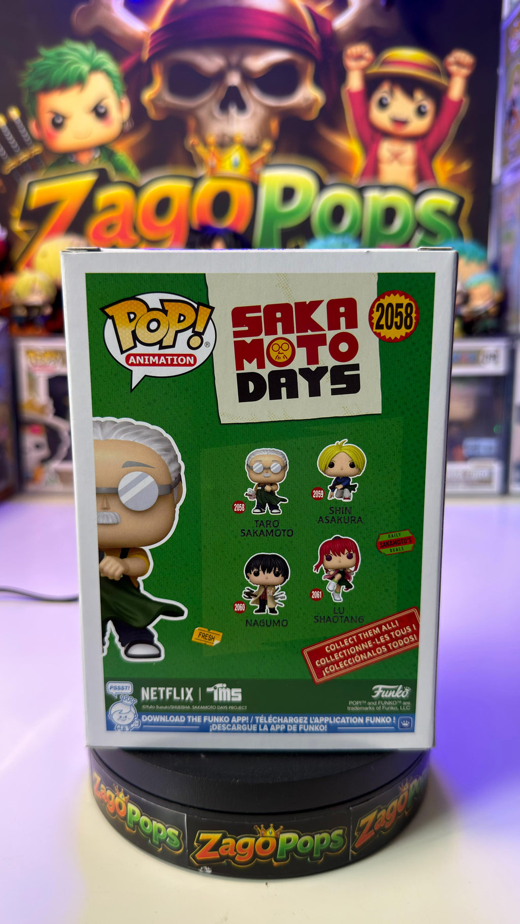 Funko Pop Taro Sakamoto 2058 Sakamoto Days Netflix