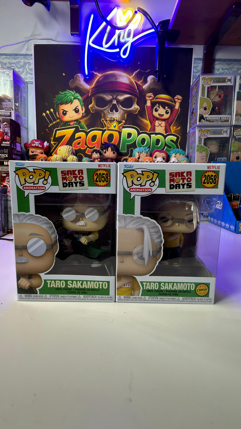 Funko Pop Bundle Taro Sakamoto 2058 Chase Sakamoto Days Netflix