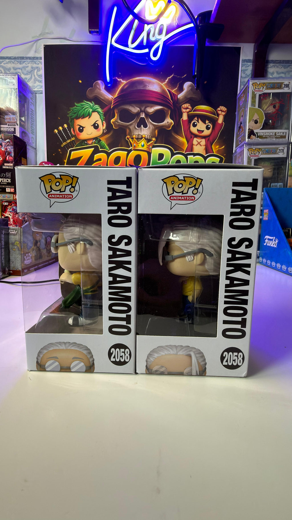 Funko Pop Bundle Taro Sakamoto 2058 Chase Sakamoto Days Netflix