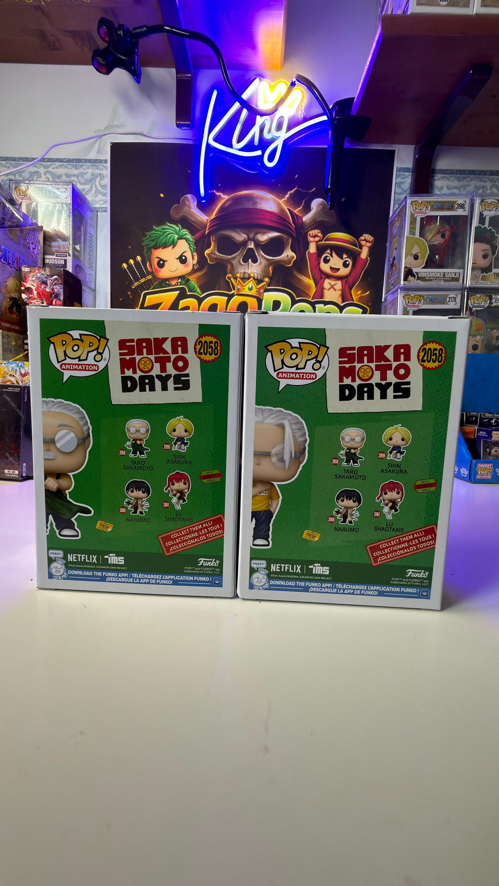 Funko Pop Bundle Taro Sakamoto 2058 Chase Sakamoto Days Netflix