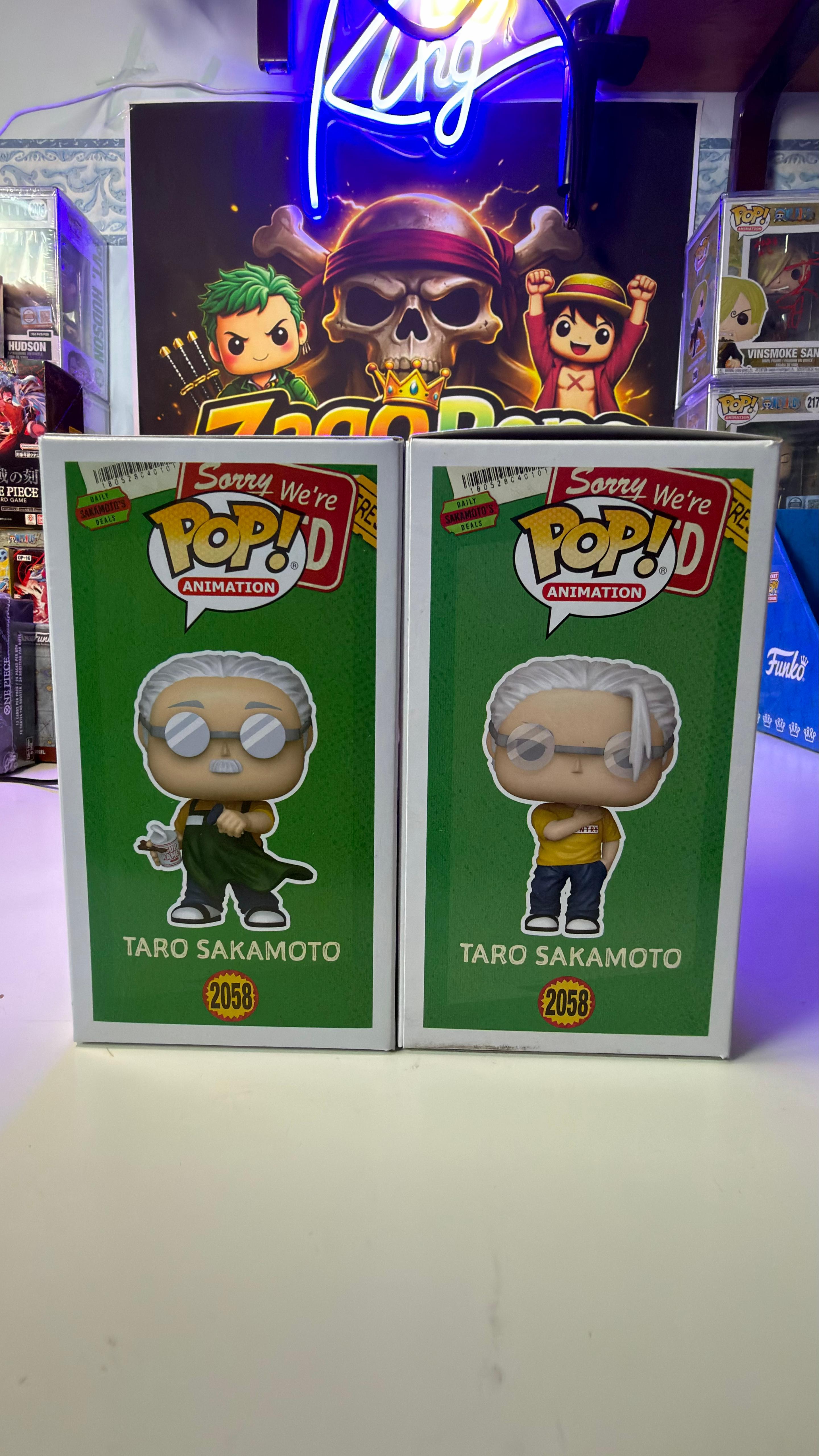 Funko Pop Bundle Taro Sakamoto 2058 Chase Sakamoto Days Netflix
